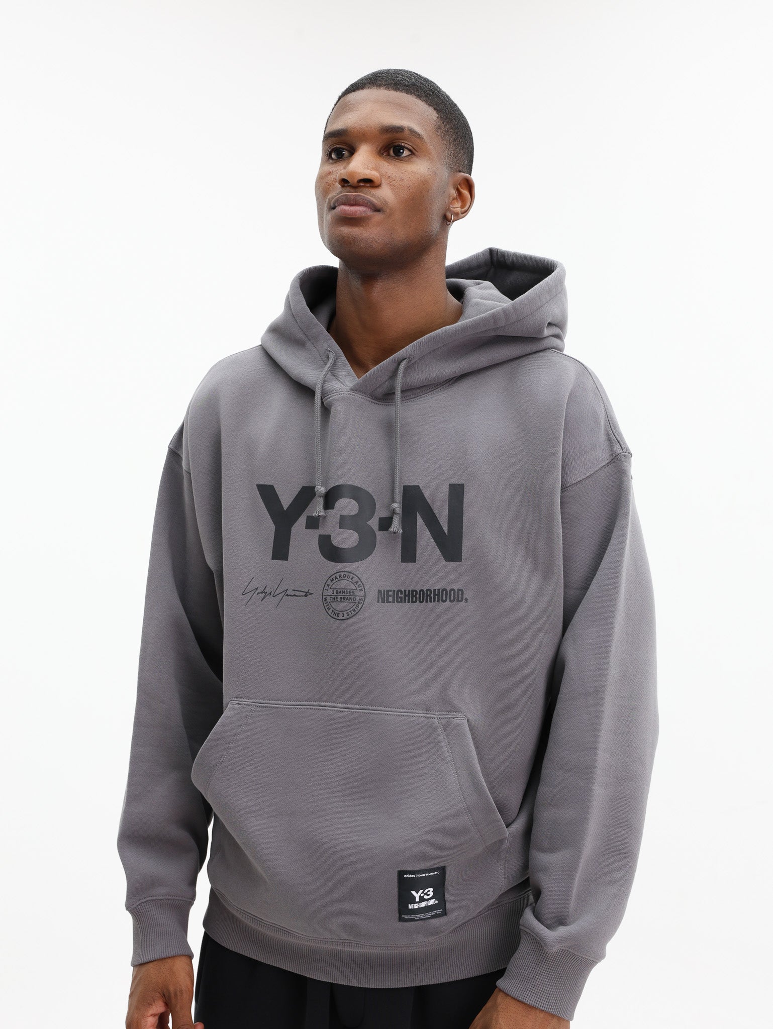 Y-3 Hoodie Nbhd Gfx Granite
