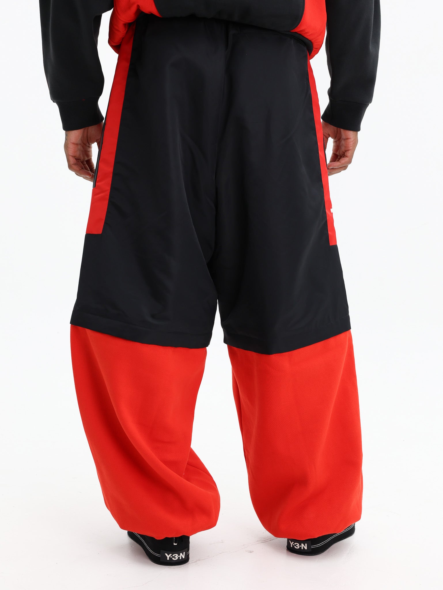 Adidas Track Pants Wc Fleece Black-Red