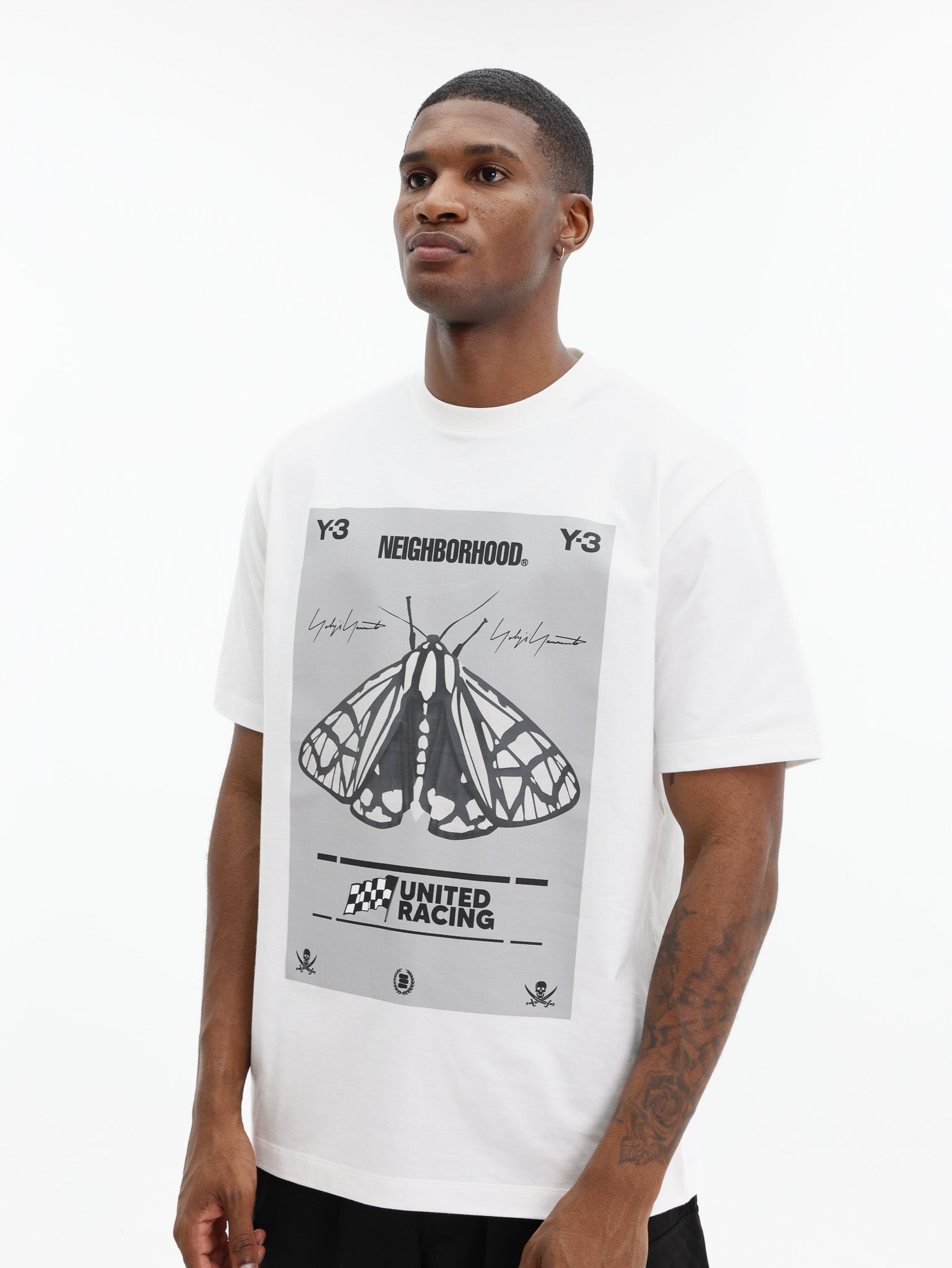Y-3 T-Shirt Nbhd Gfx Off-White