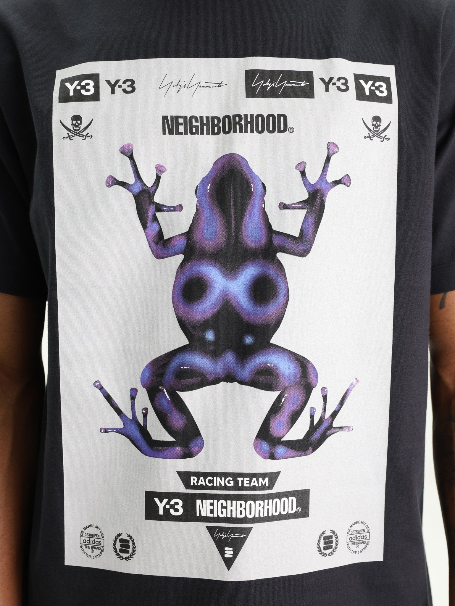Y-3 T-Shirt Nbhd Gfx Tee Black
