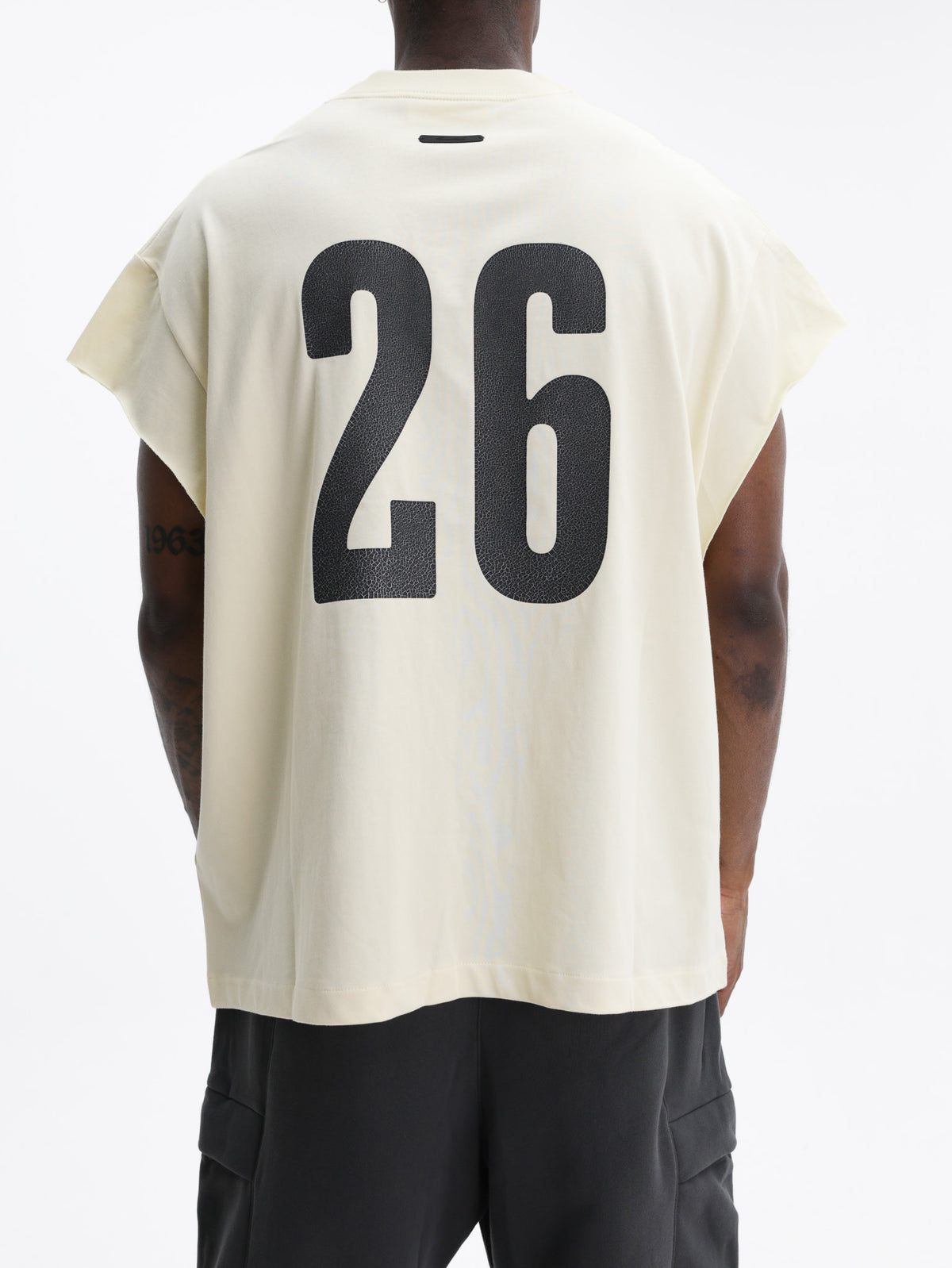 Fear Of God T-Shirt Cut Off 90'S Chalk