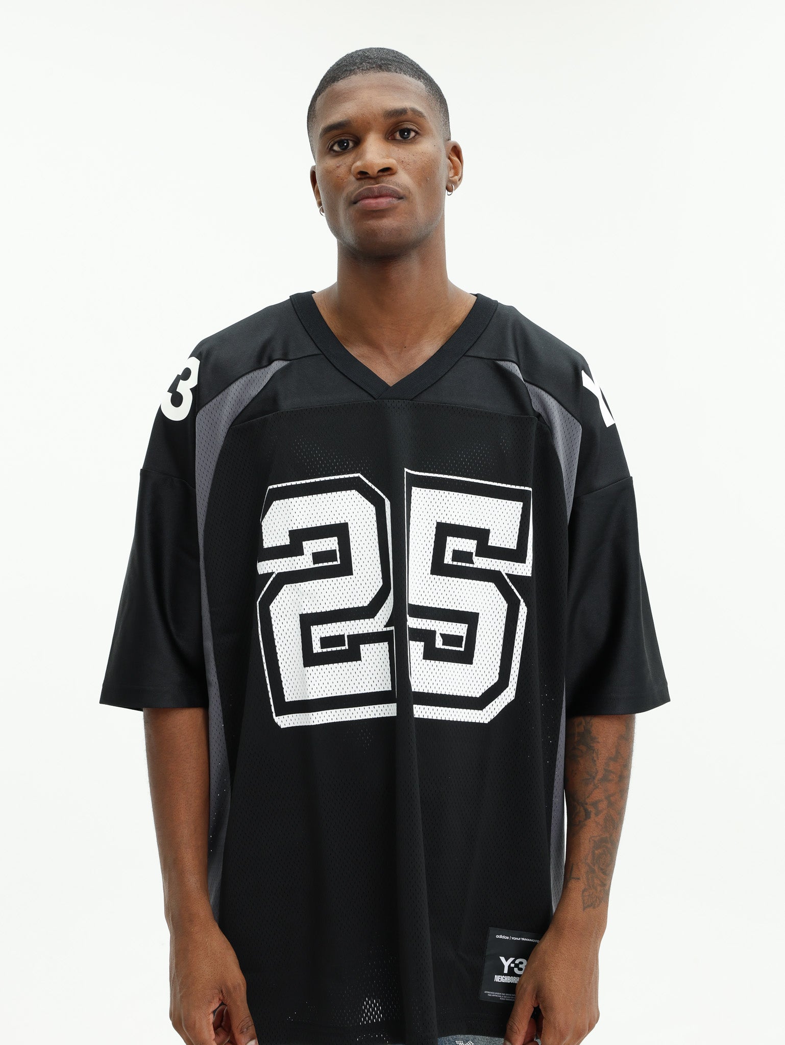 Y-3 T-Shirt Nbhd Ftbl Jry Black
