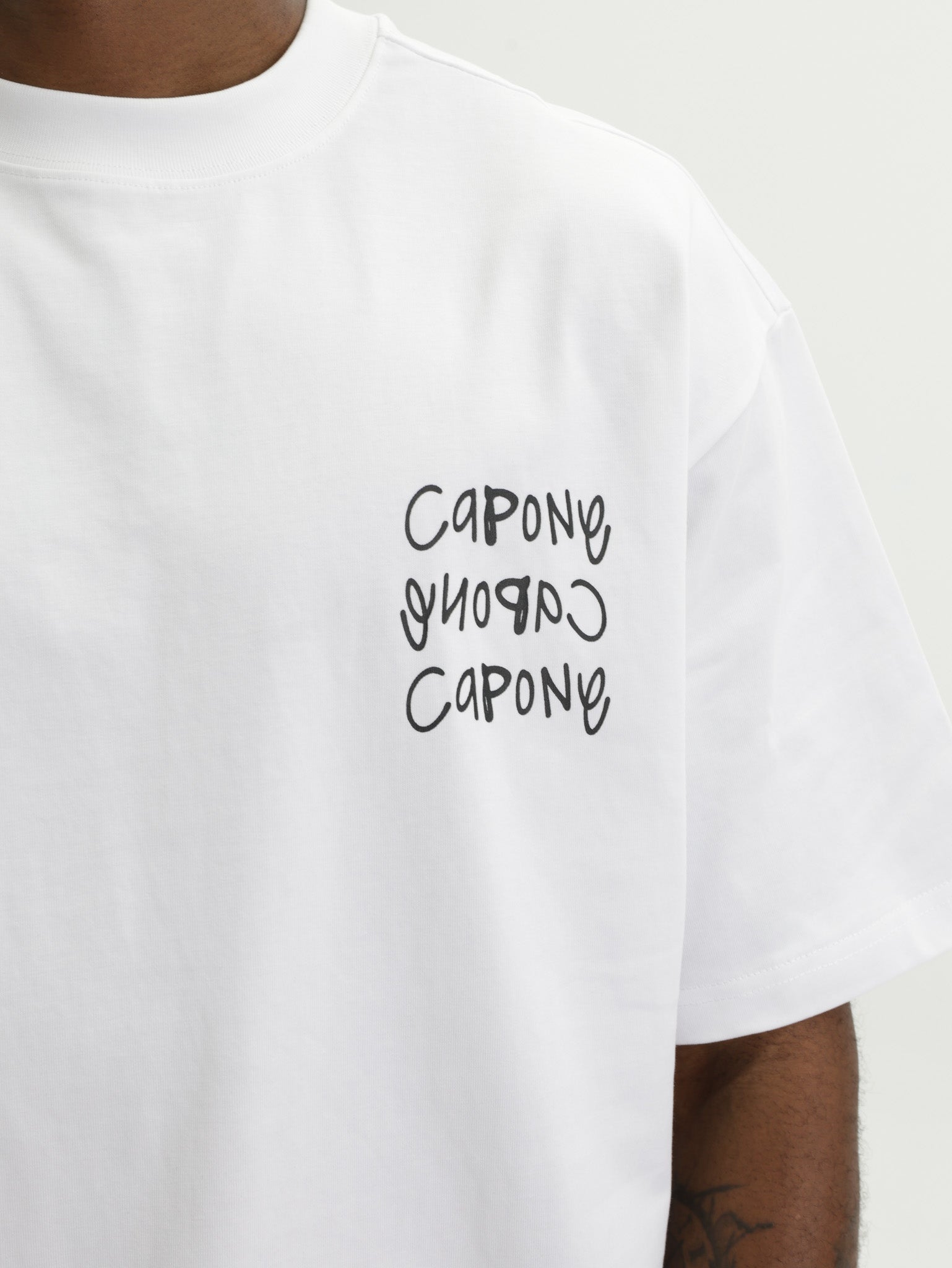 Capone T-Shirt Oversized No Risk No Story White