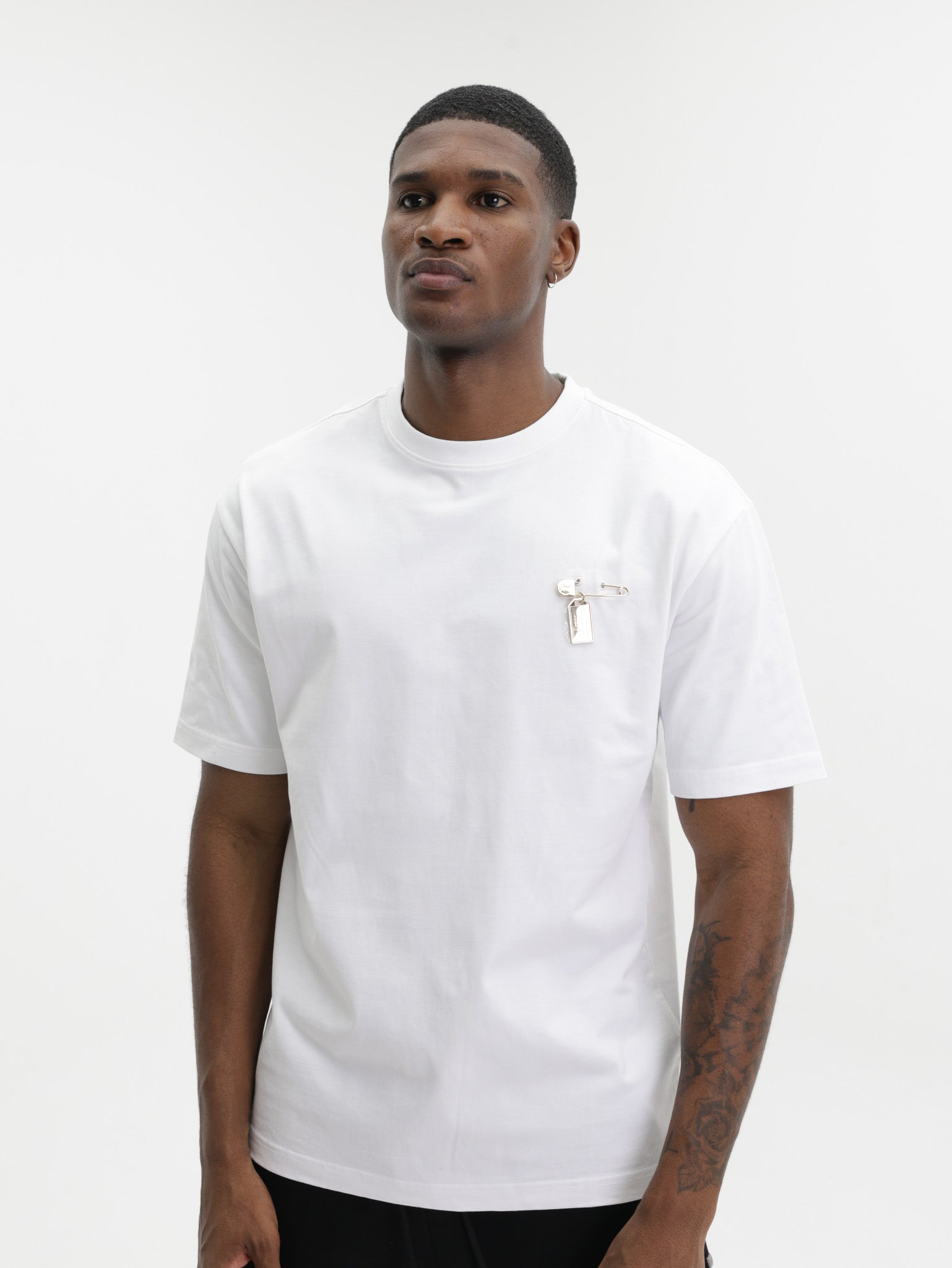 Capone T-Shirt Pin Logo White