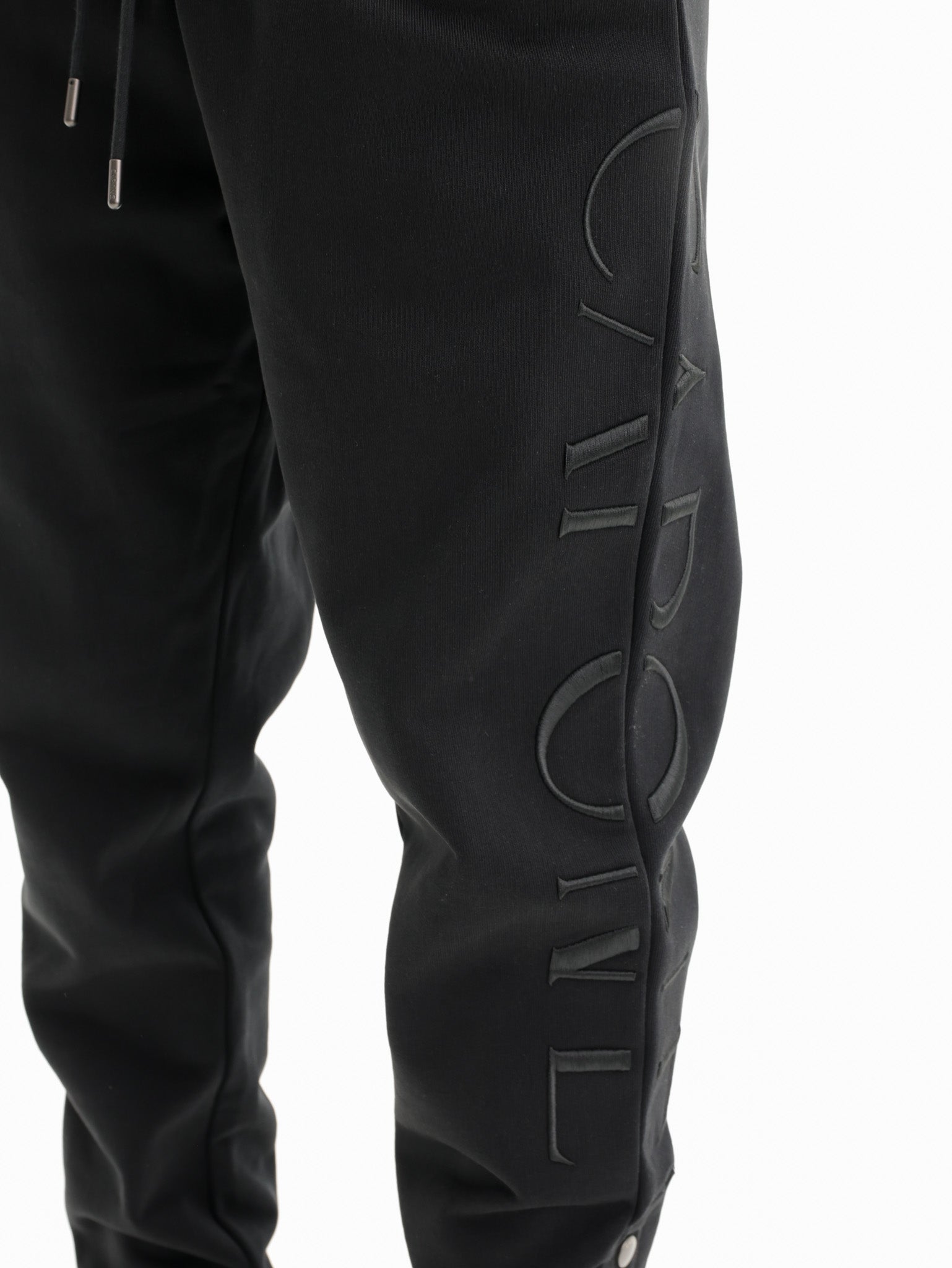 Capone Sweatpants Side Logo Black