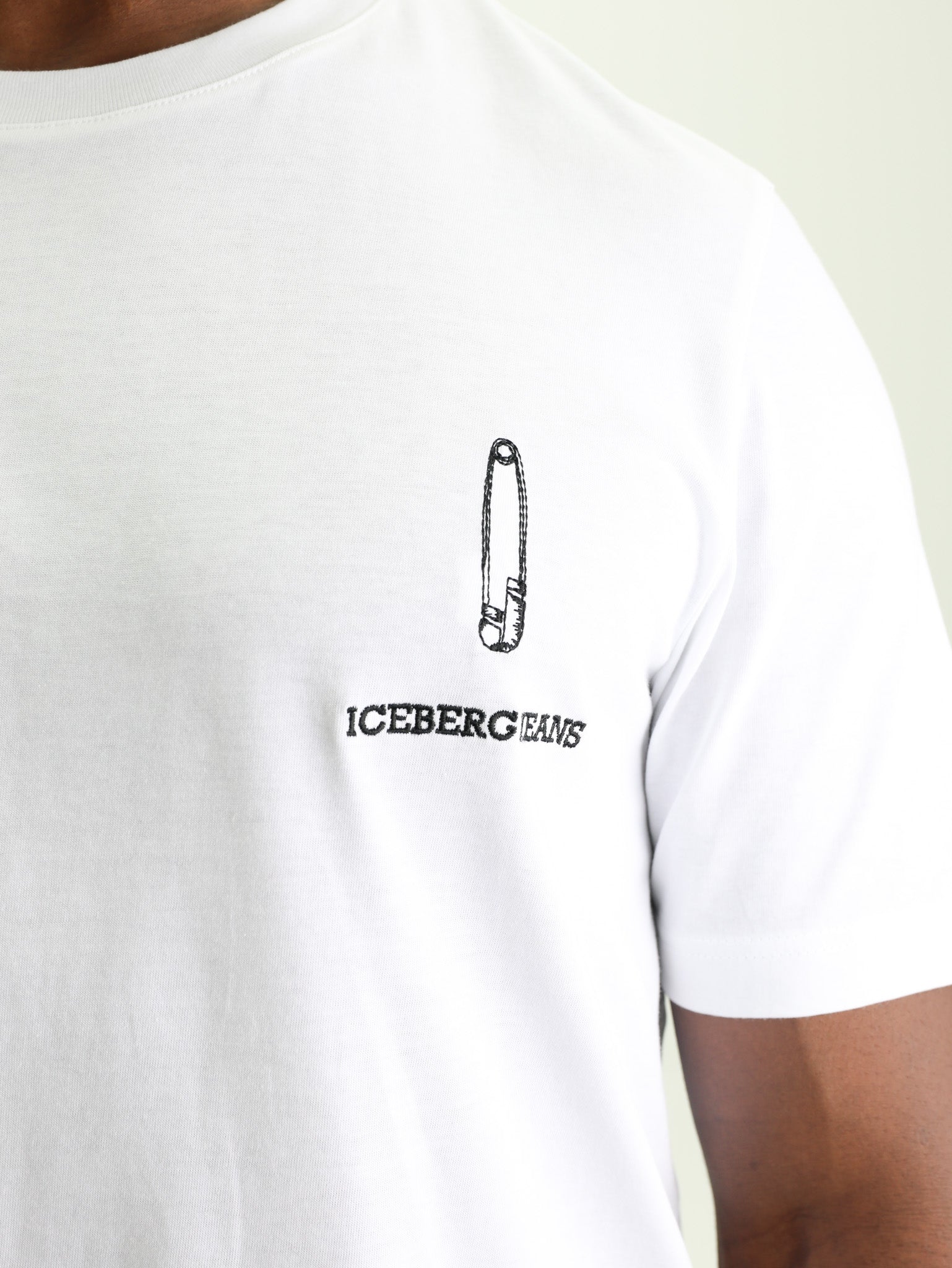 Iceberg T-Shirt Back Aop Iceberg Logo White