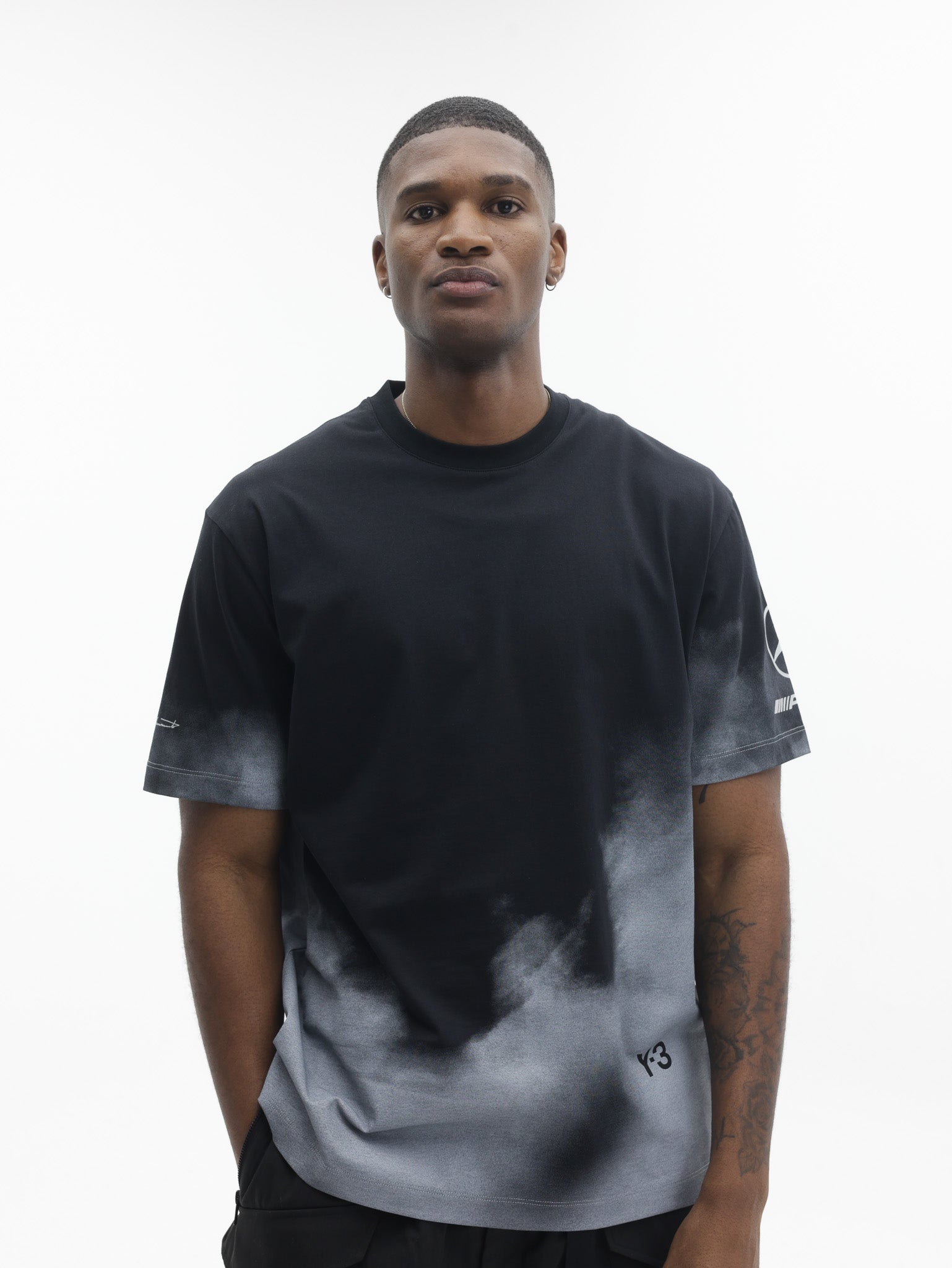 Y-3 T-Shirt Ss F1 Tour Black