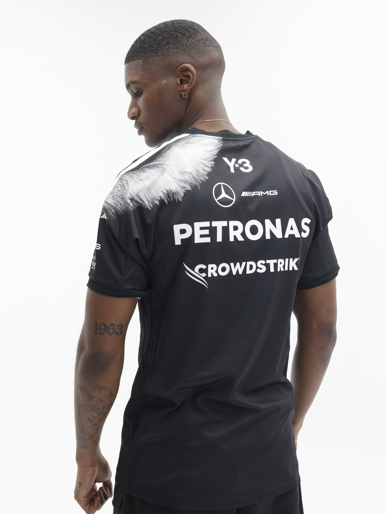Y-3 T-Shirt Ss F1 Drvr Black