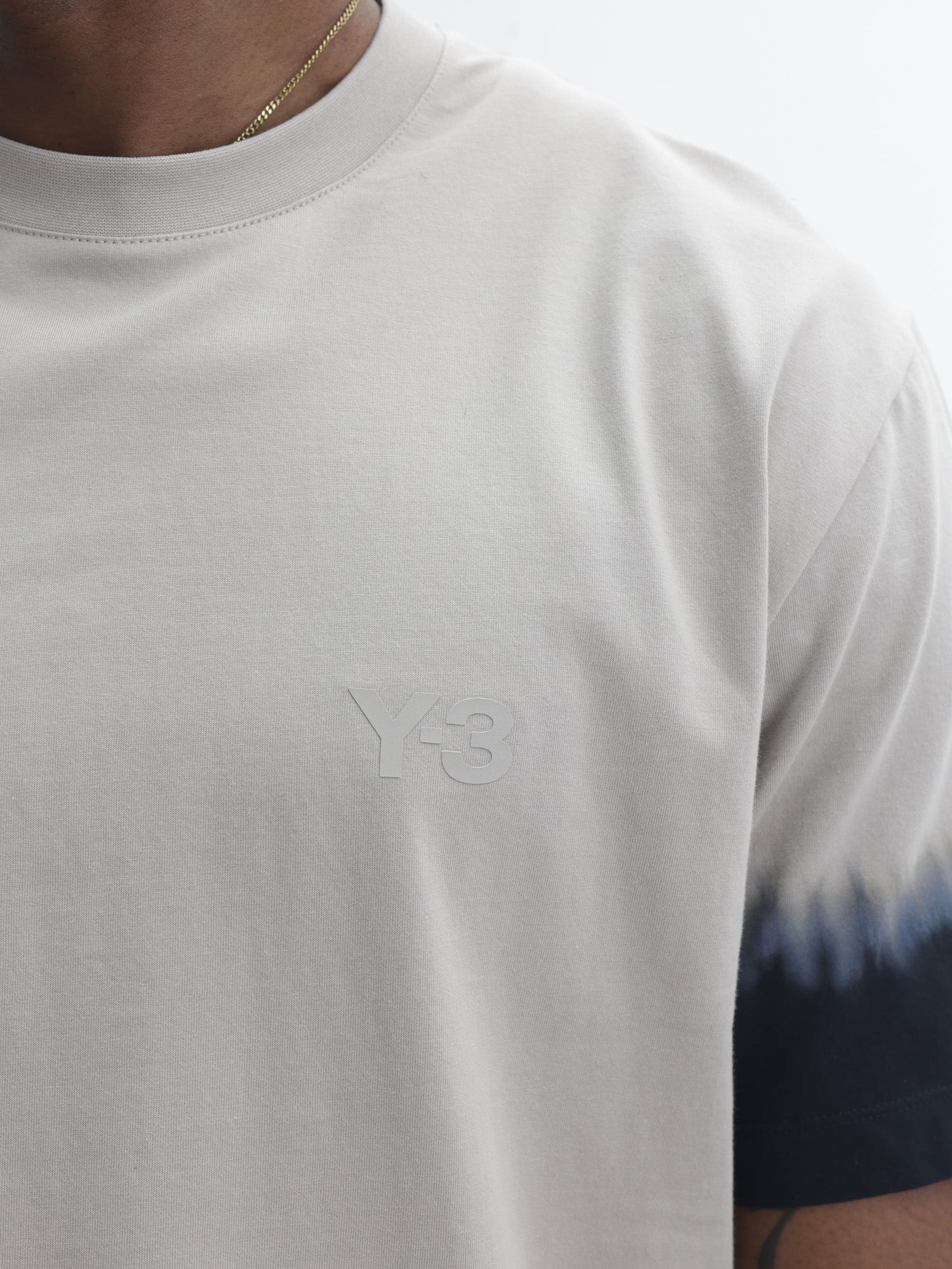Y-3 T-Shirt Ss Dip Rg Lbrow Beige