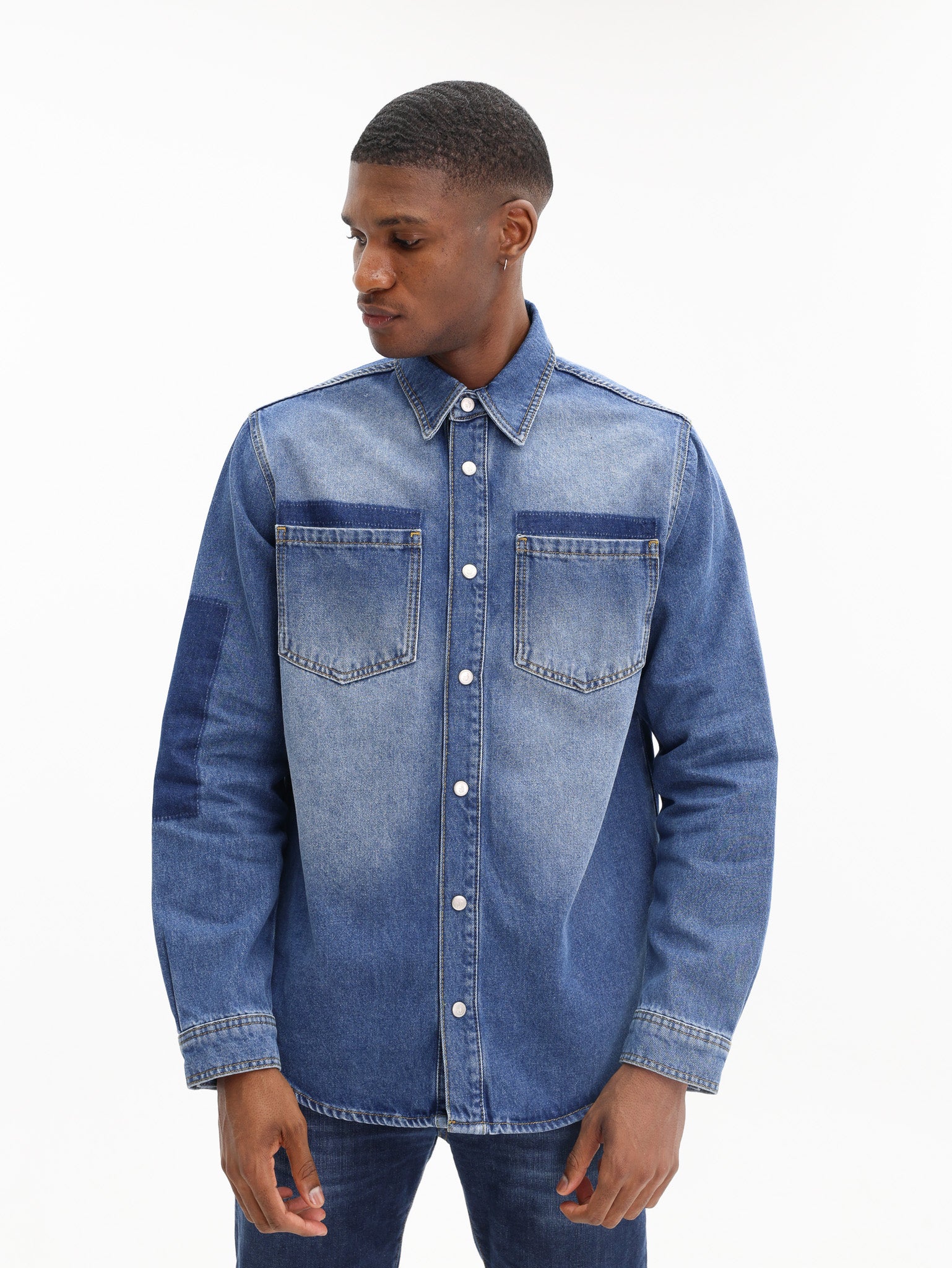 Iceberg Denim Shirt Indigo