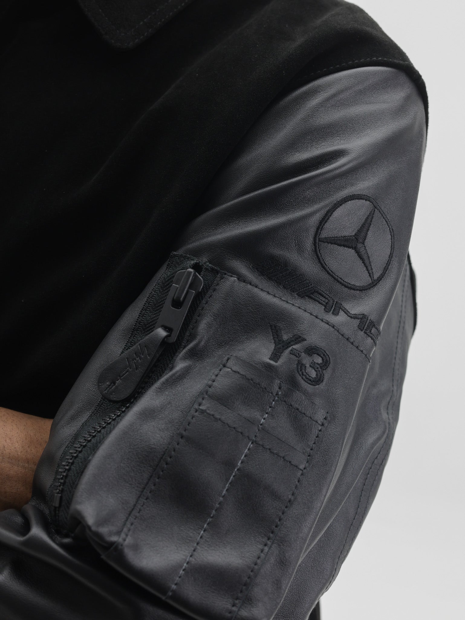 Y-3 Jacket F1 Lth Racing Black