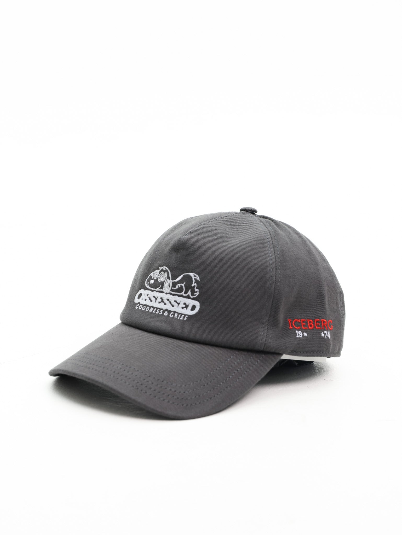 Iceberg Cap Peanuts Embro Logo Grey