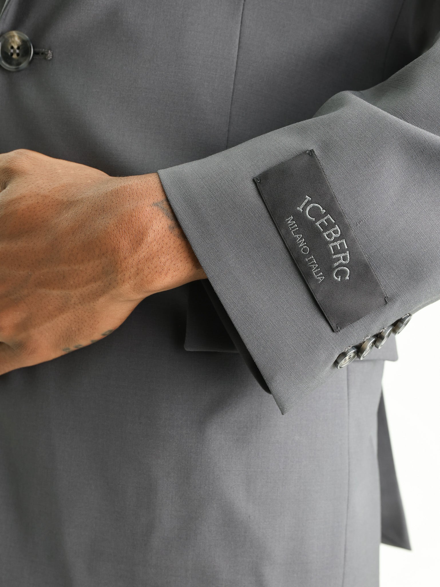 Iceberg Jacket In Cool Wool Grey