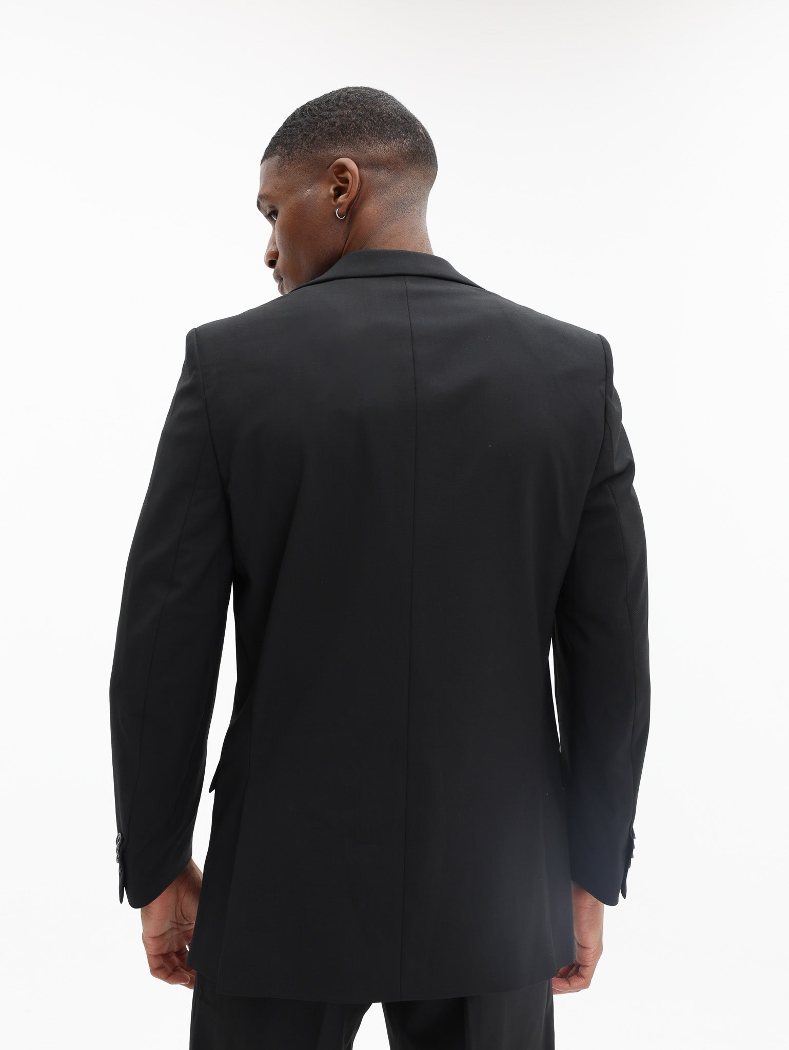 Iceberg Jacket In Cool Wool Black