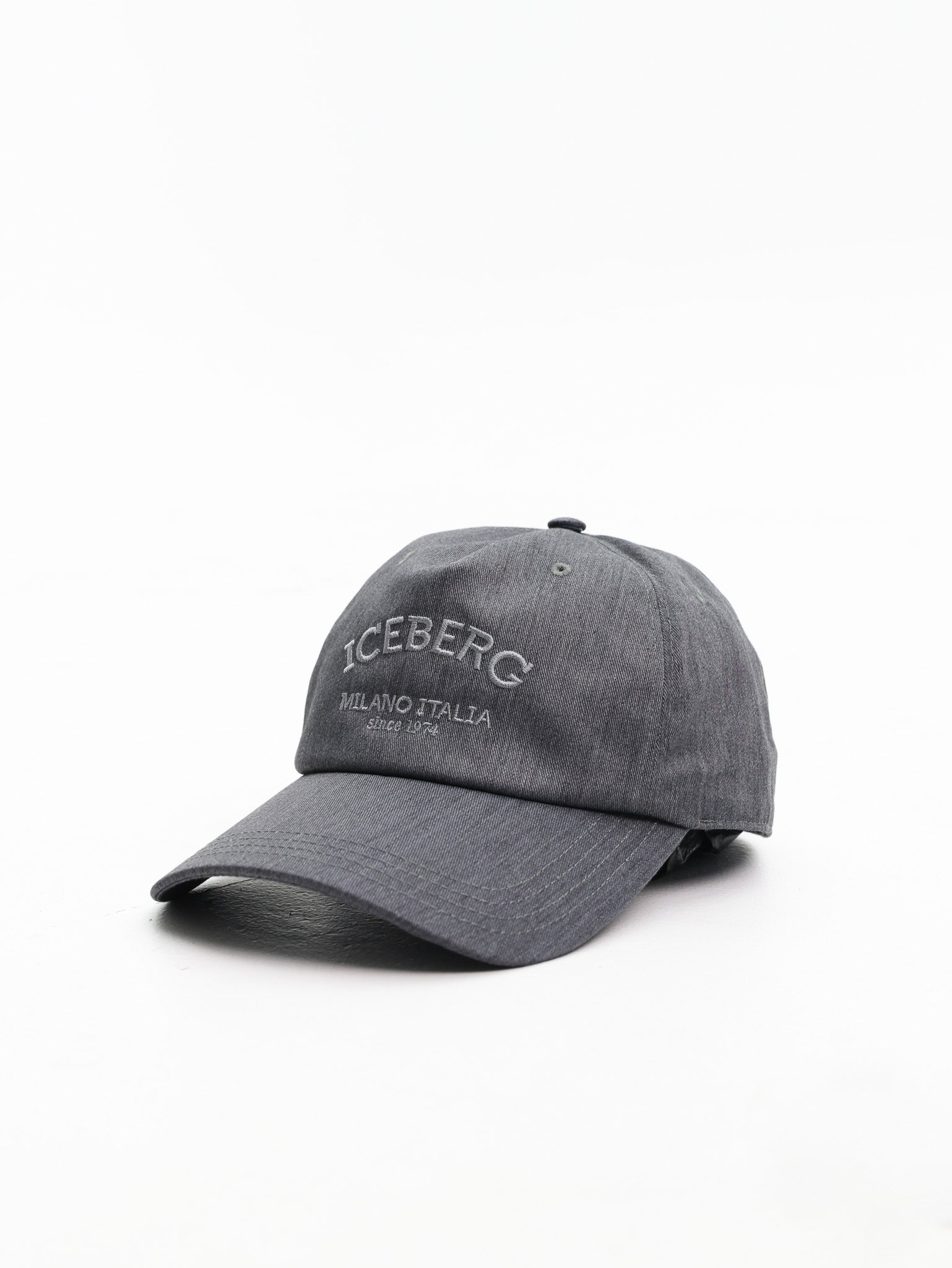 Iceberg Cap Milano Italia Logo Grey