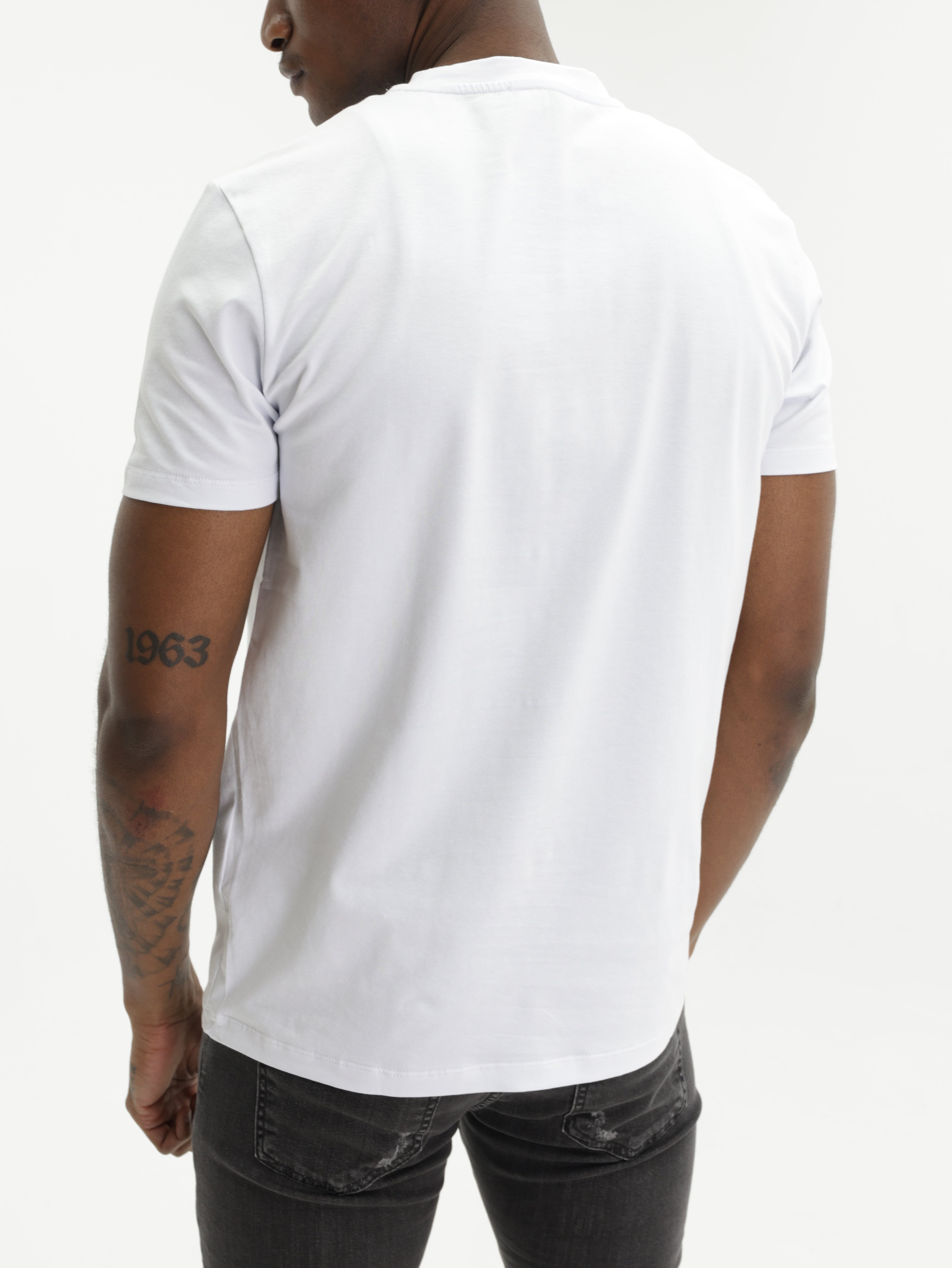 John Richmond T-Shirt Red Eagle Print White