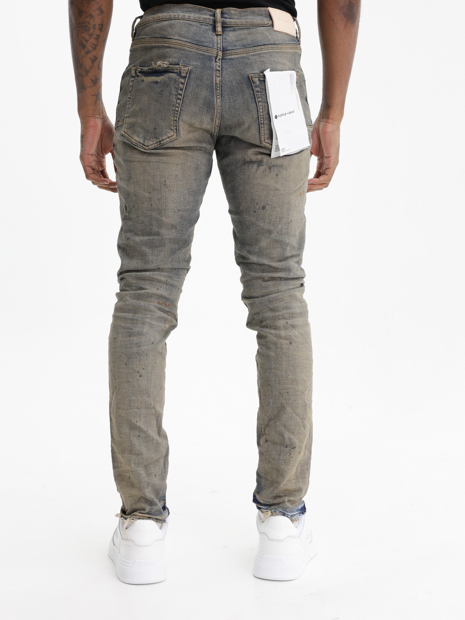 Purple Jeans Oil Repair Indigo
