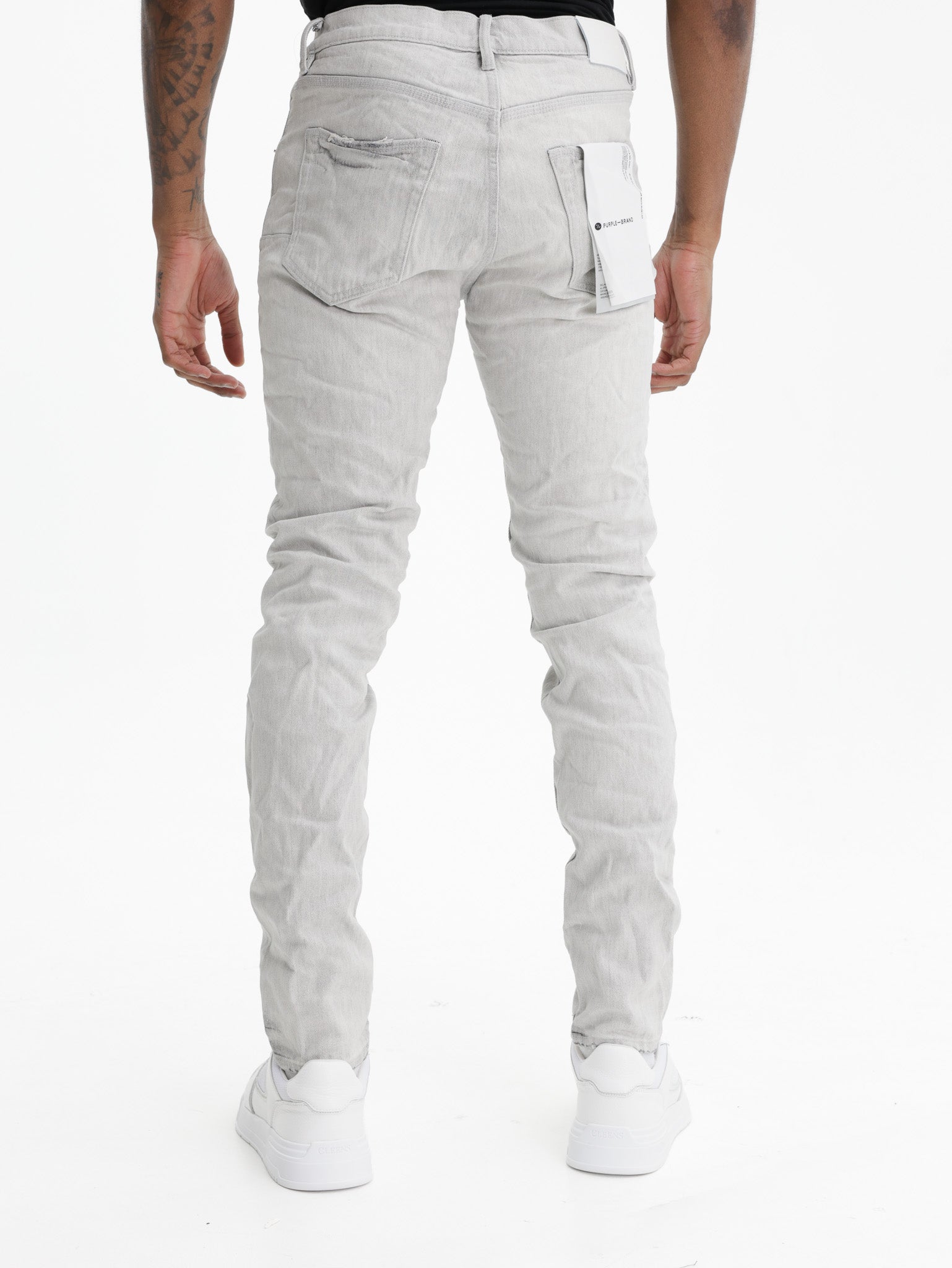 Purple Jeans Skinny Coated Grey