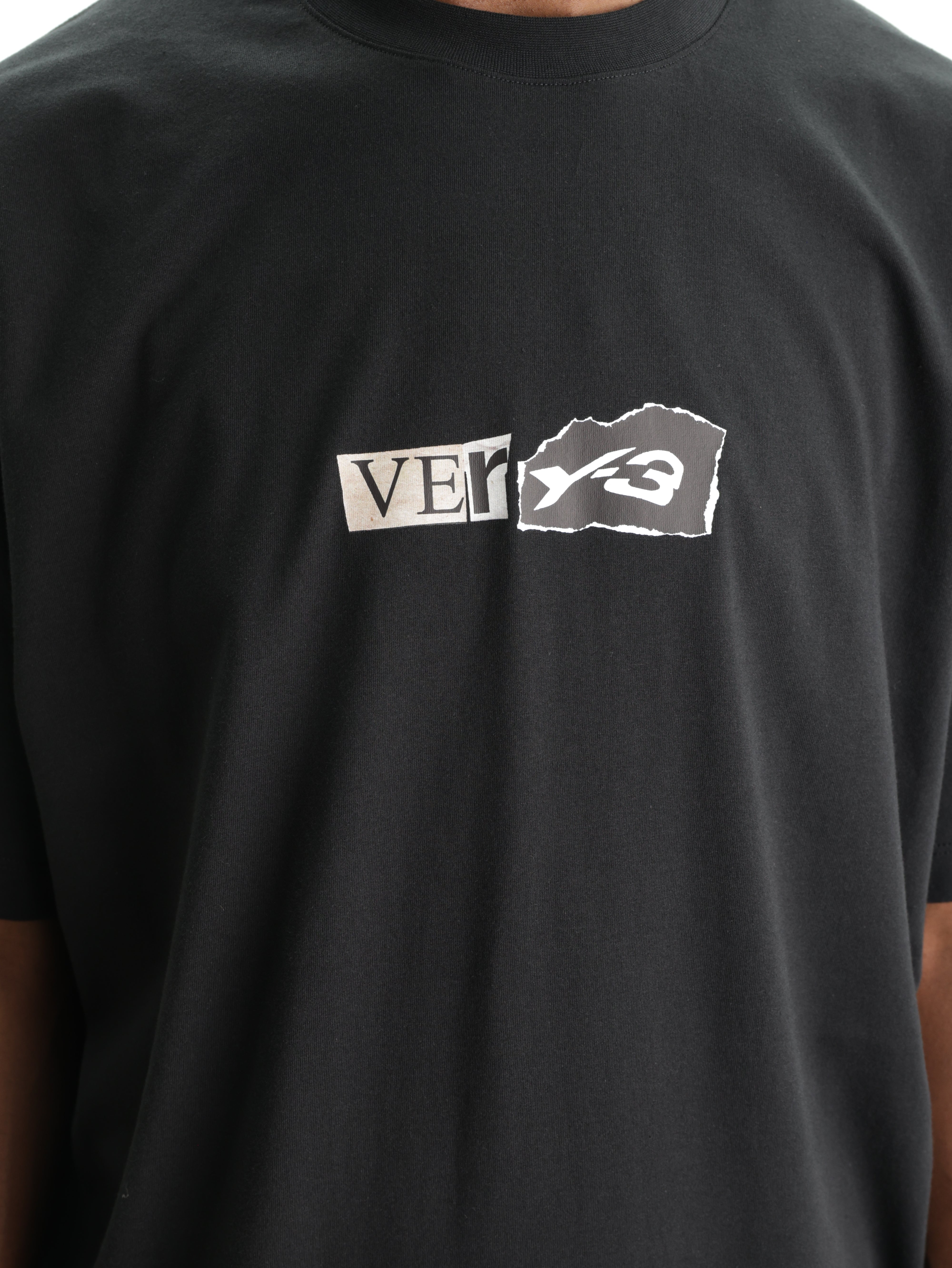 Y-3 T-Shirt Very-3 Ss Black