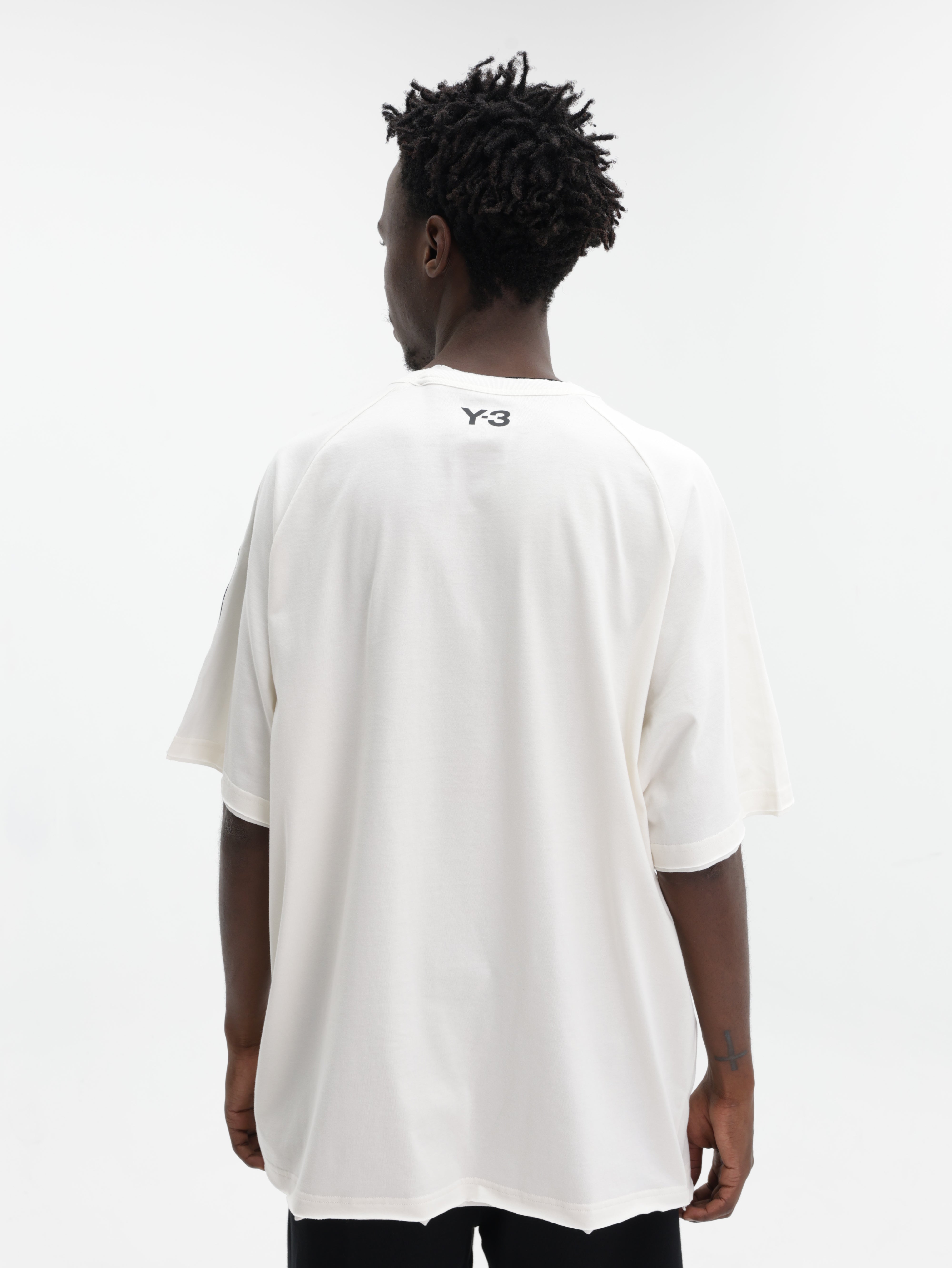 Y-3 T-Shirt Re 3S Ss Cream White