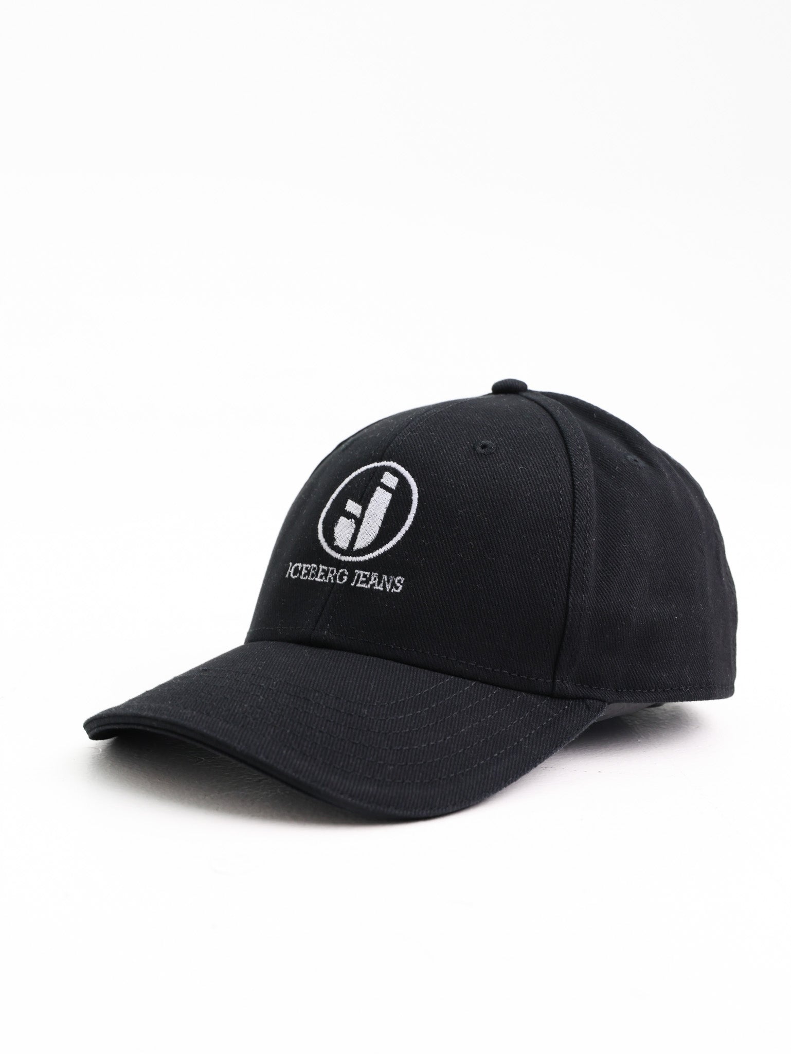 Iceberg Baseball Cap Embroidery Logo Black