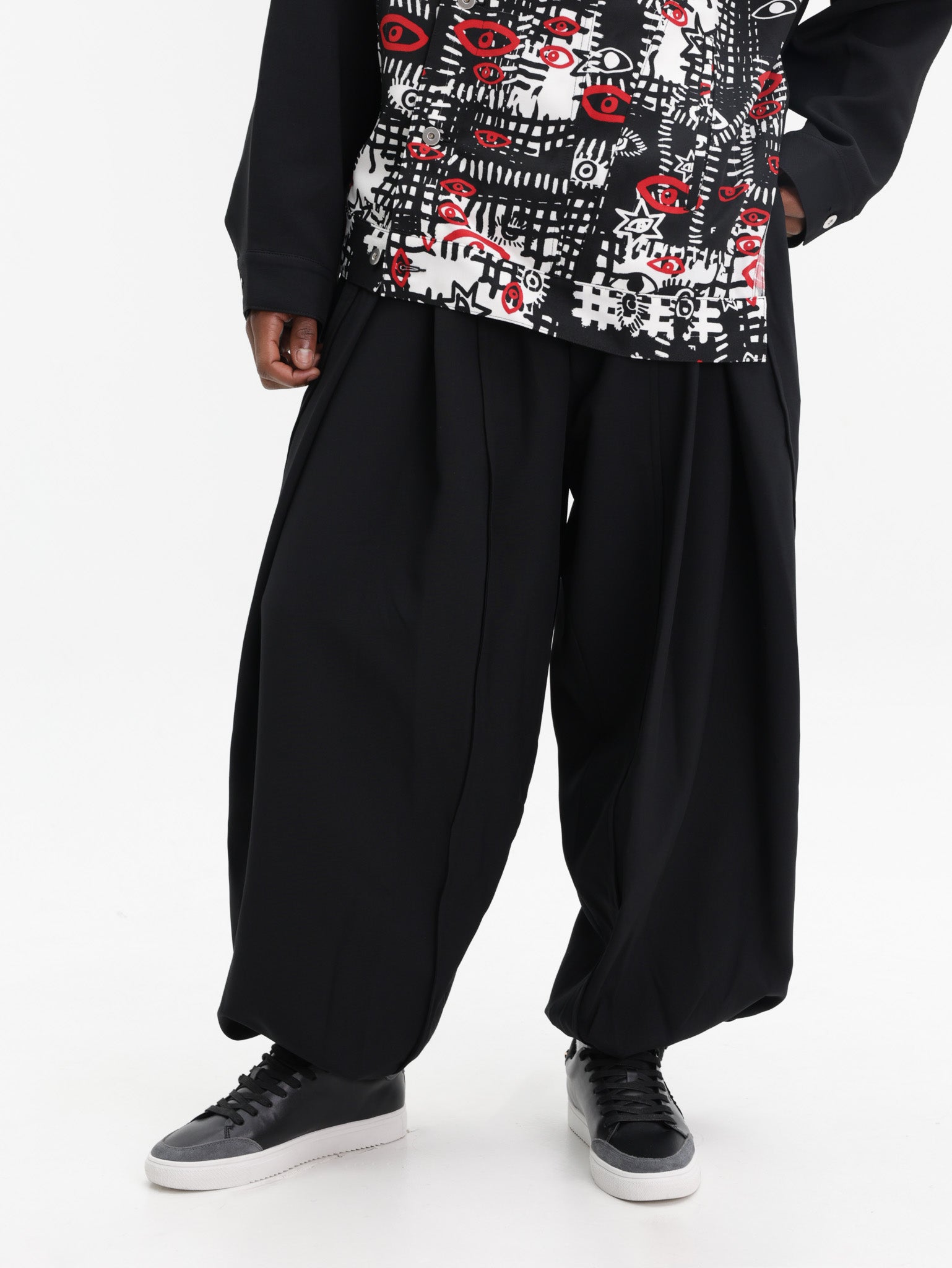 Comme Des Garcons Pants Balloon Drawstring Black