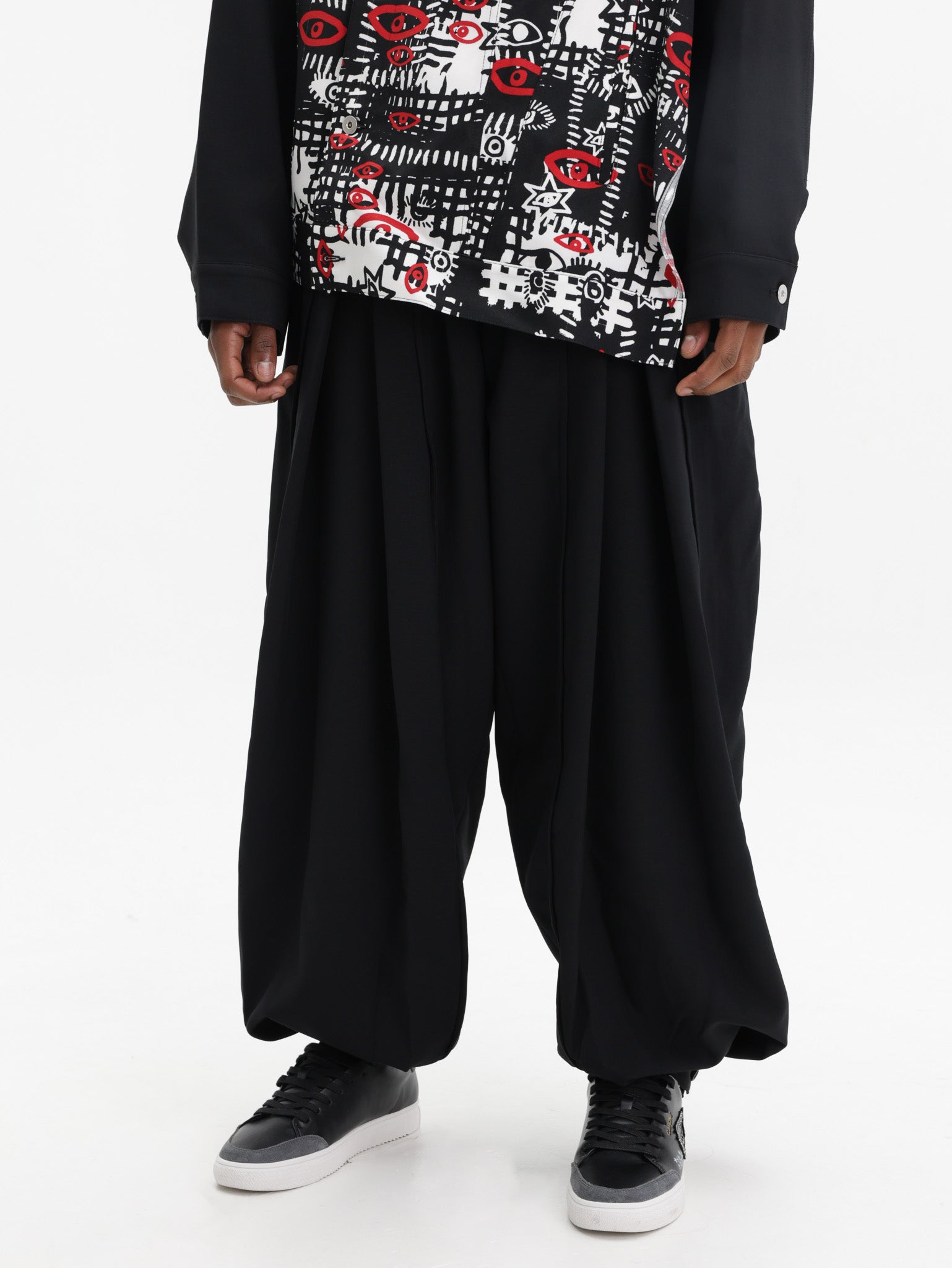 Comme Des Garcons Pants Balloon Drawstring Black