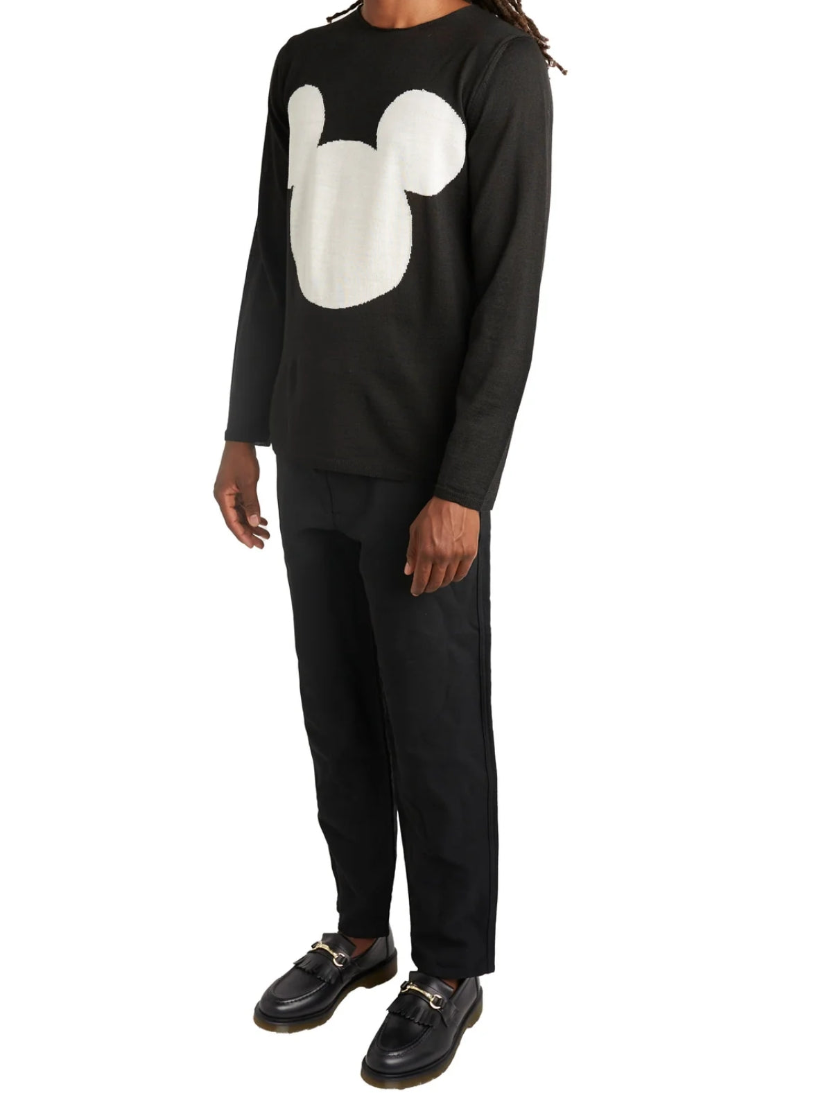 Comme Des Cargons Sweater Mickey Black
