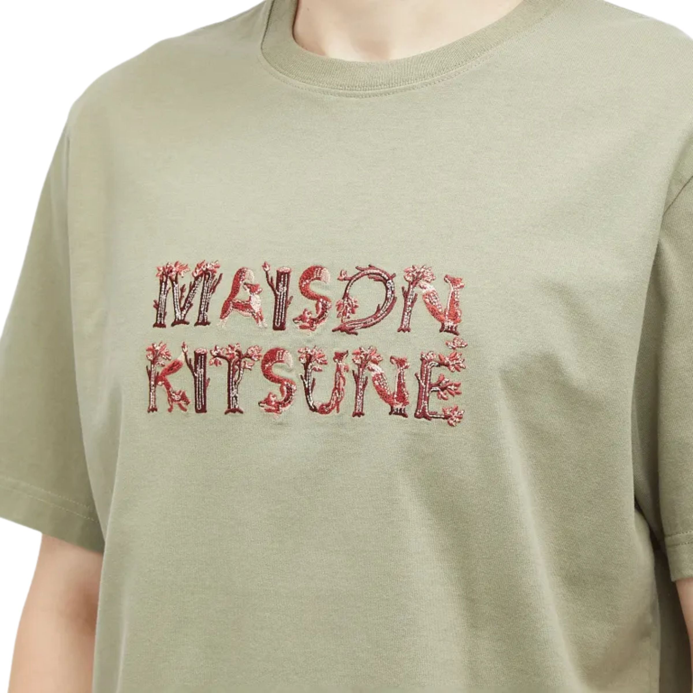 Maison Kitsune T-Shirt Waterfall Black