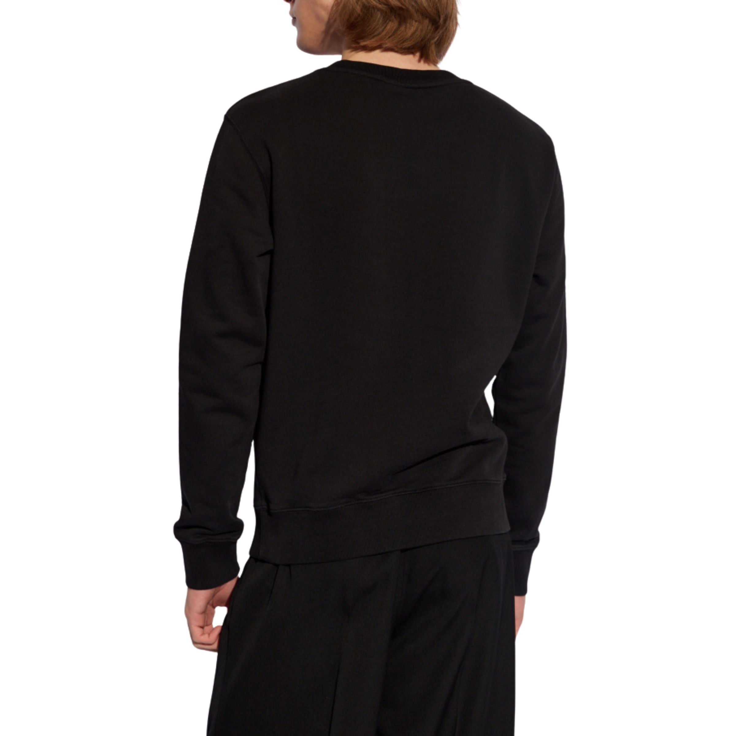 Maison Kitsune Sweater Fox Head Patch Black