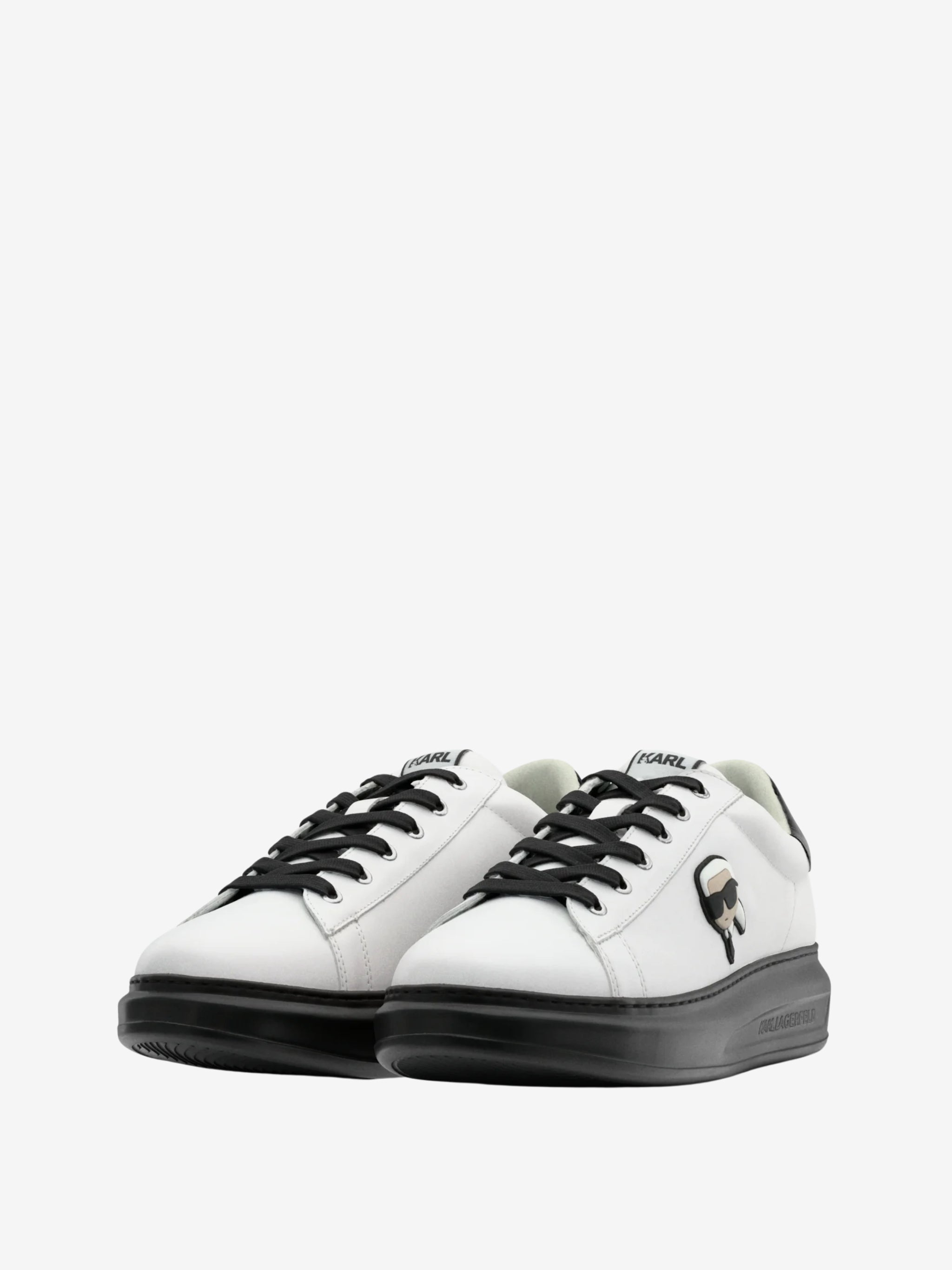 Karl Lagerfeld Sneaker Kl576 Kapri Nft Lo Lace White-Black