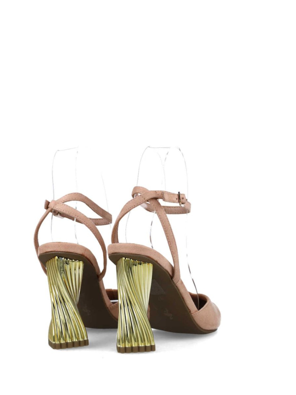 Menbur Heels Twisted Heel Nude