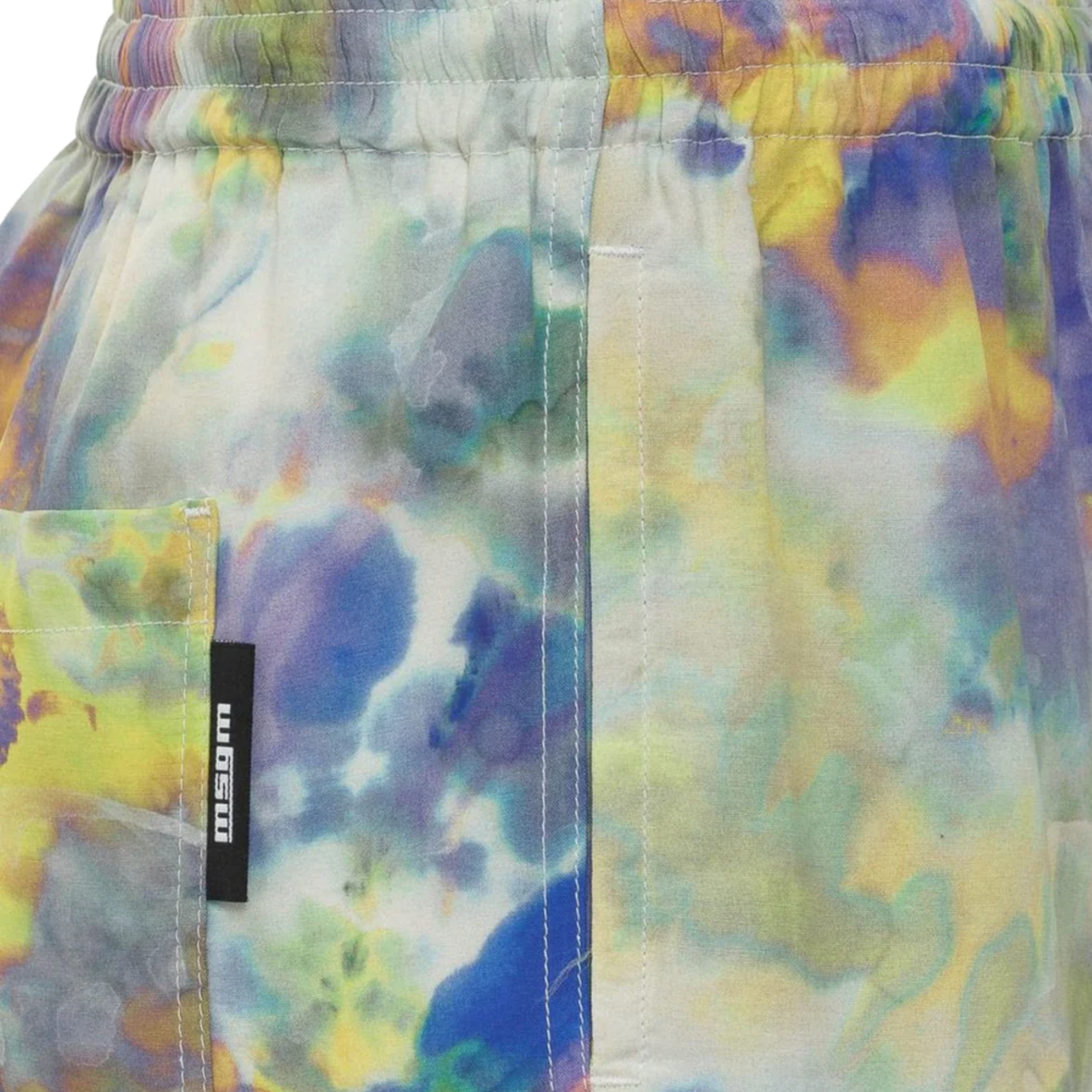 Msgm Shorts Dyed Purple