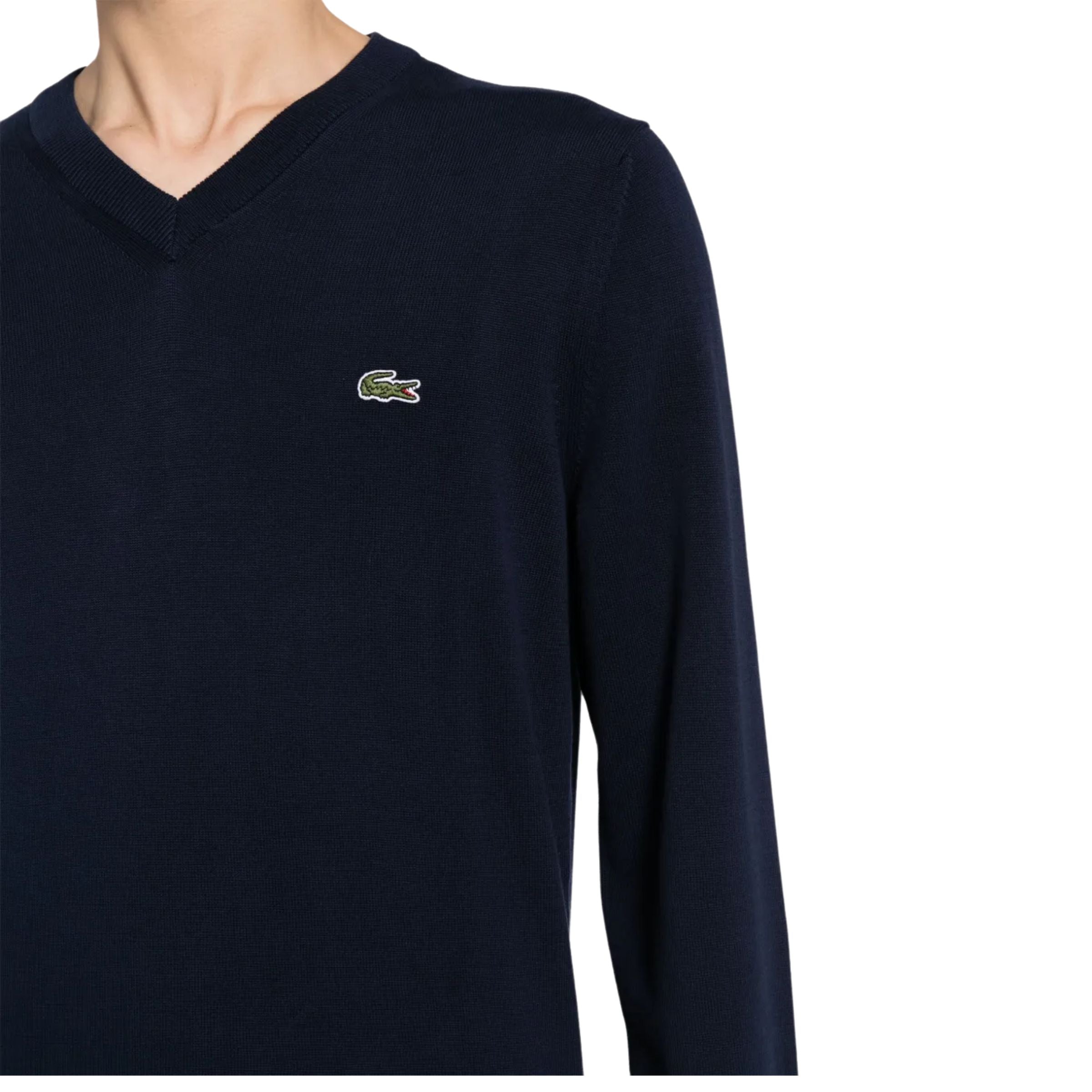 Comme Des Garcons Sweater X Lacoste Black