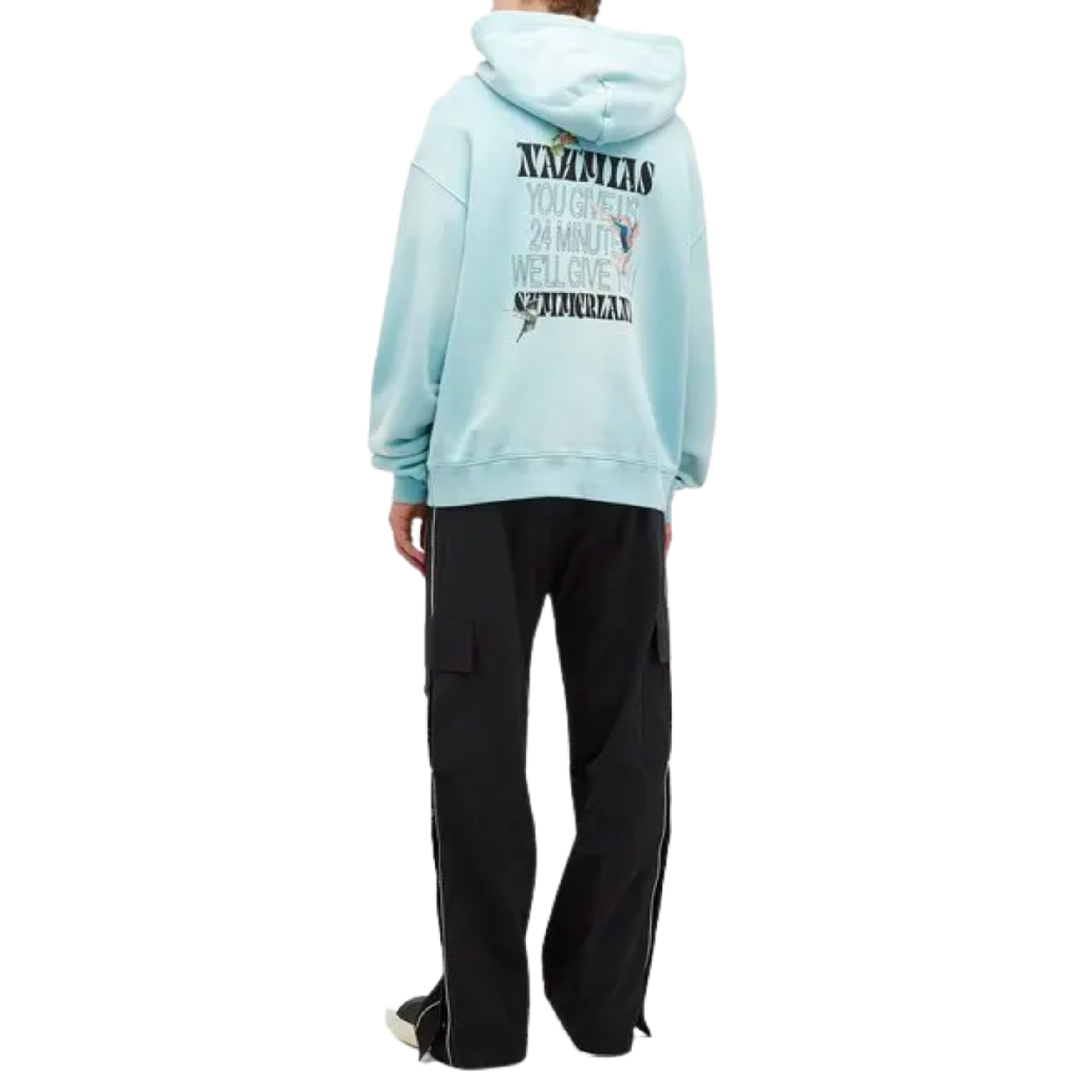 Nahmias Hoodie Hummingbird Faded Marine Blue