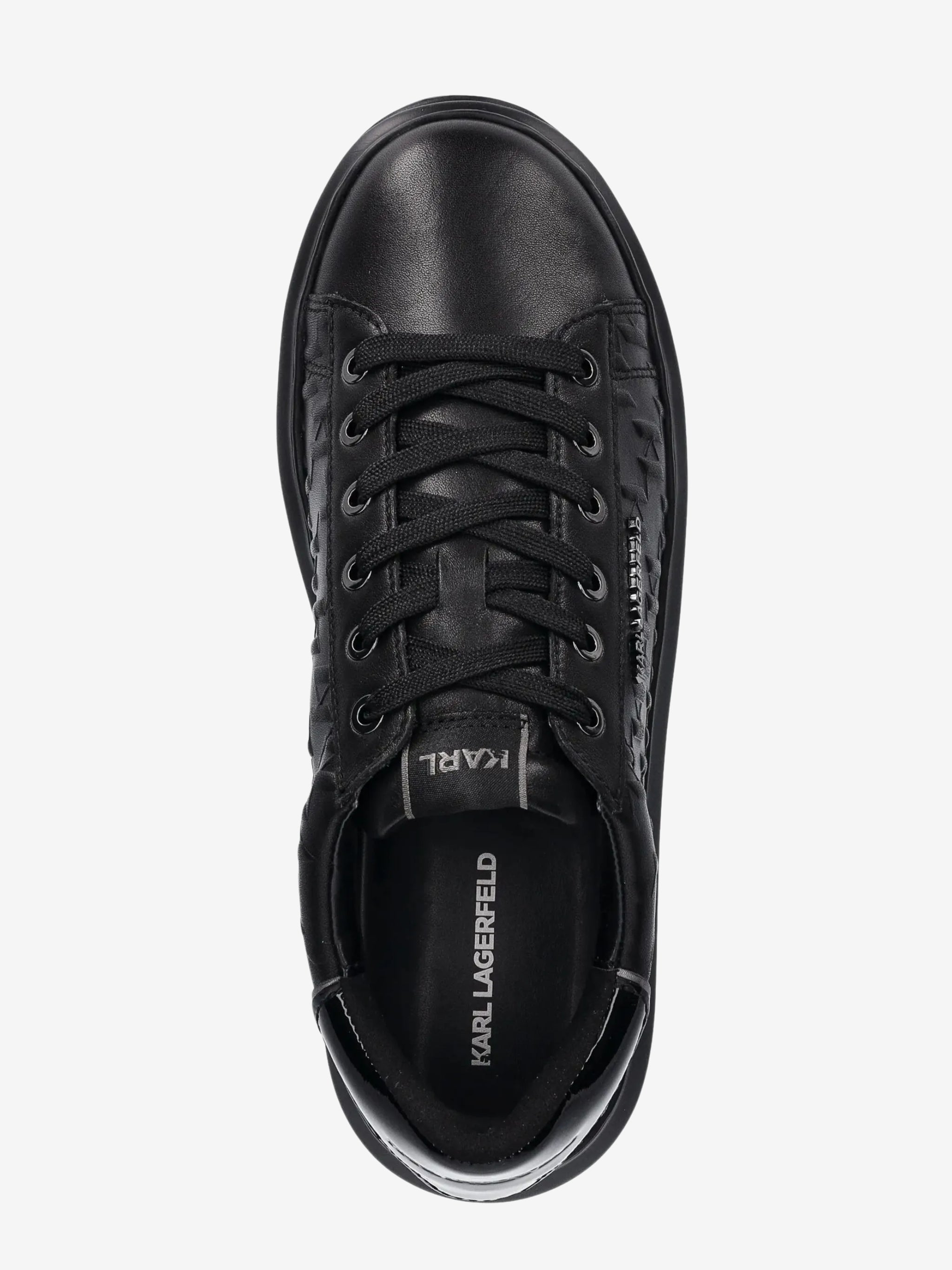 Karl Lagerfeld Sneaker Kl578 Kapri Monogram Emboss Lo Black-Mono