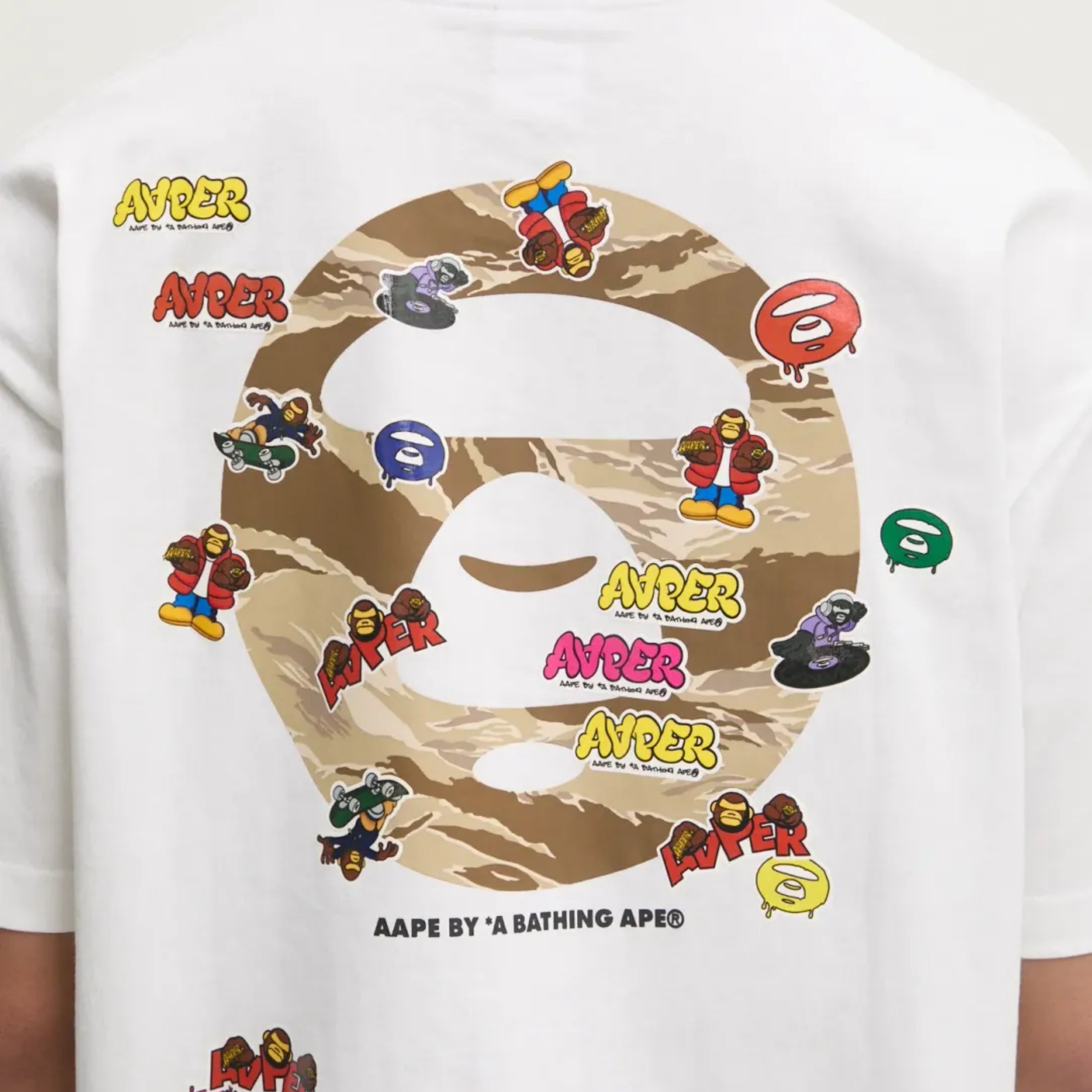 Aape T-Shirt Playful Logo White