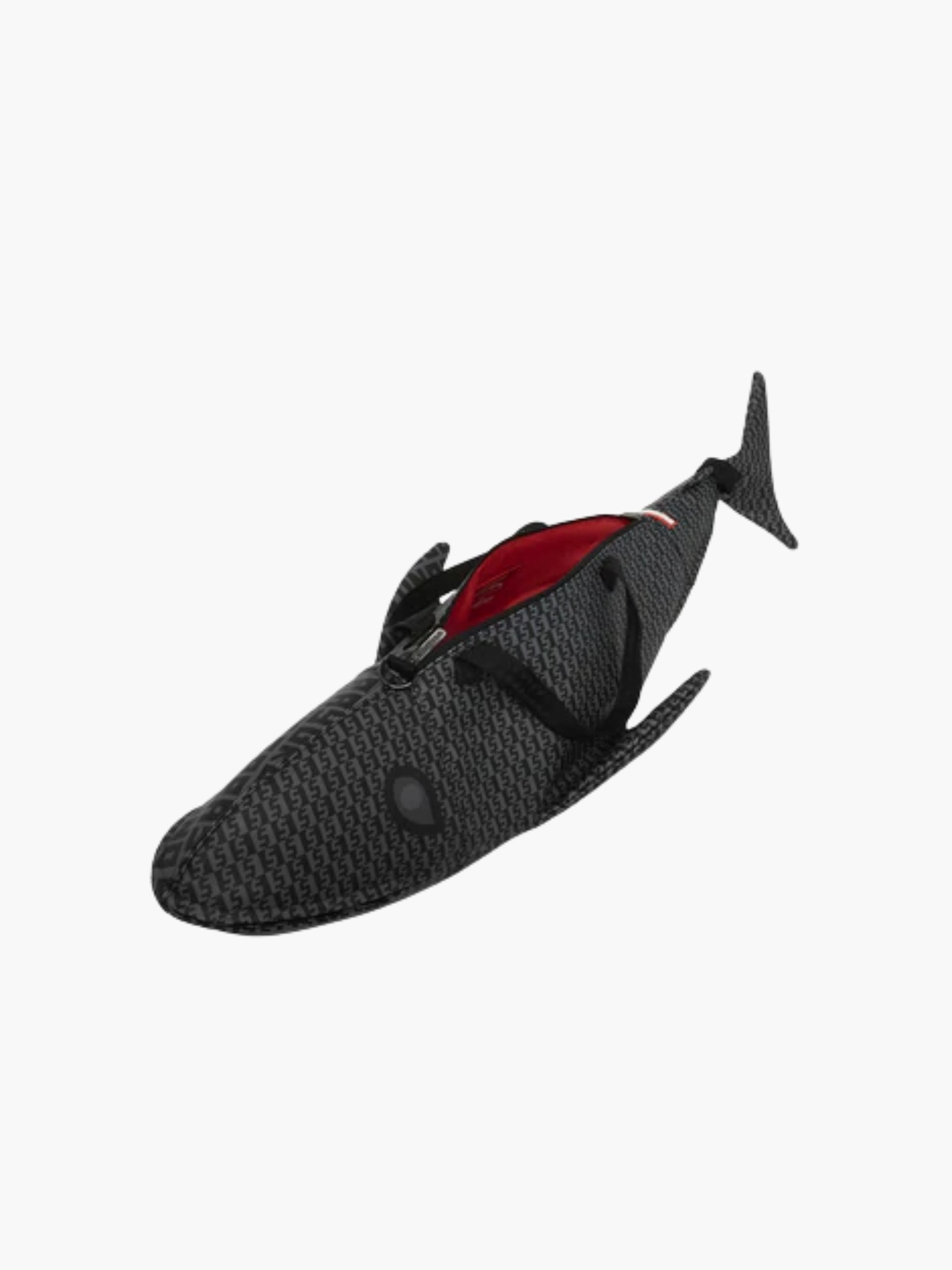 Spray Ground Bag Shark Shape Duffle Black-Grey