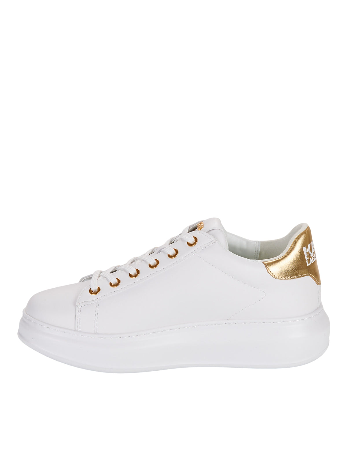 Karl Lagerfeld Ladies Sneaker Kapri Maison White-Gold