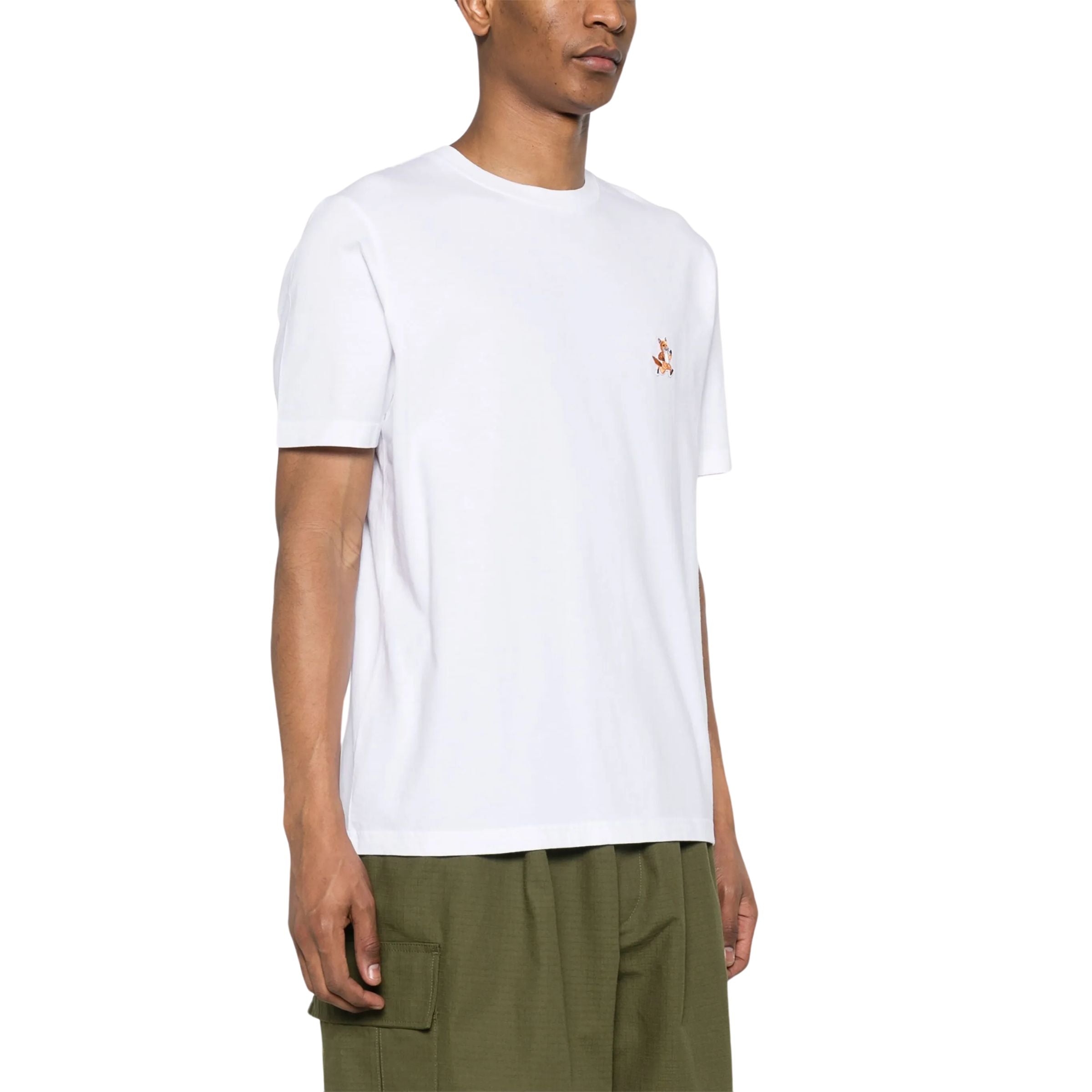 Maison Kitsune T-Shirt Speedy Fox Patch White
