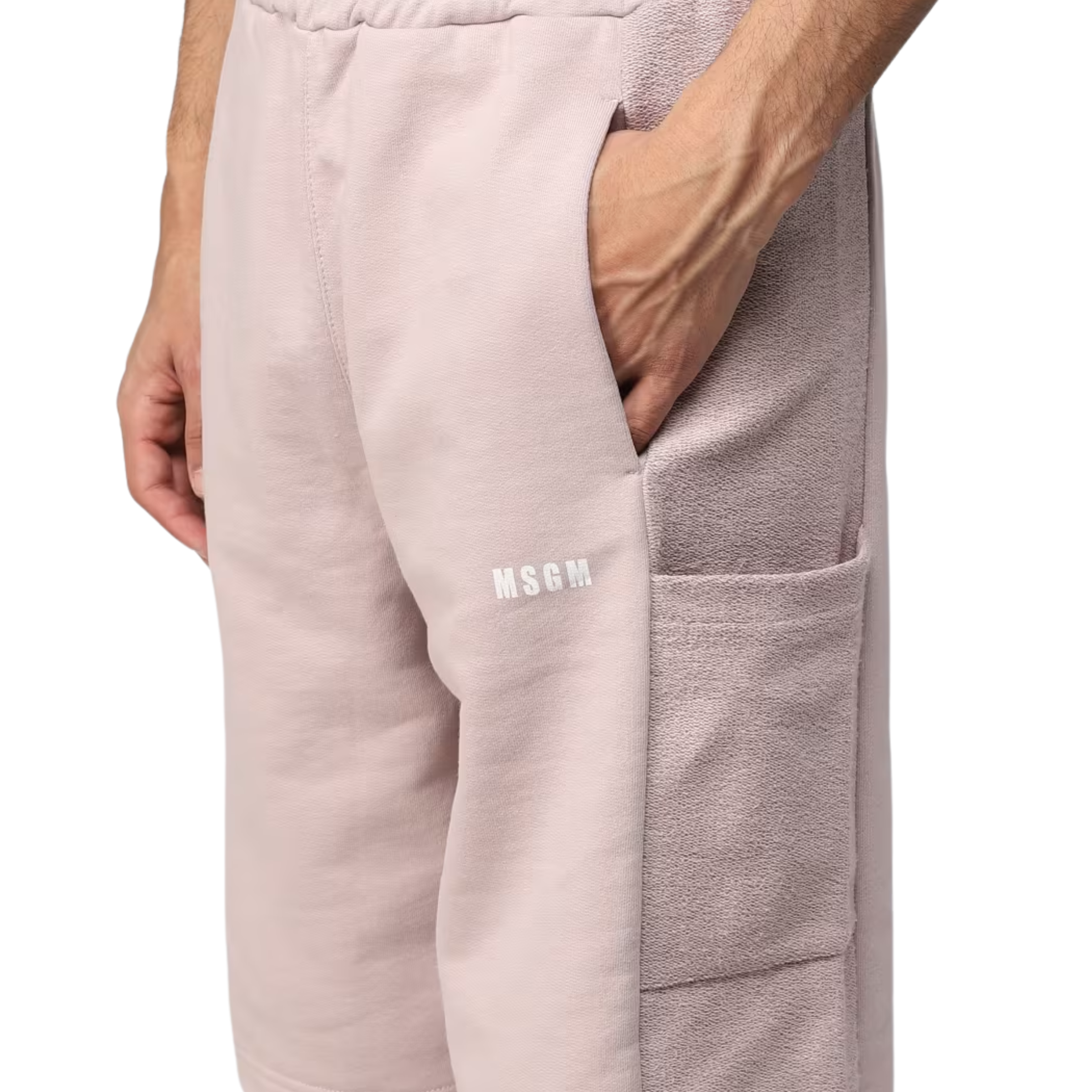 Msgm Shorts Bermuda Dusty Pink