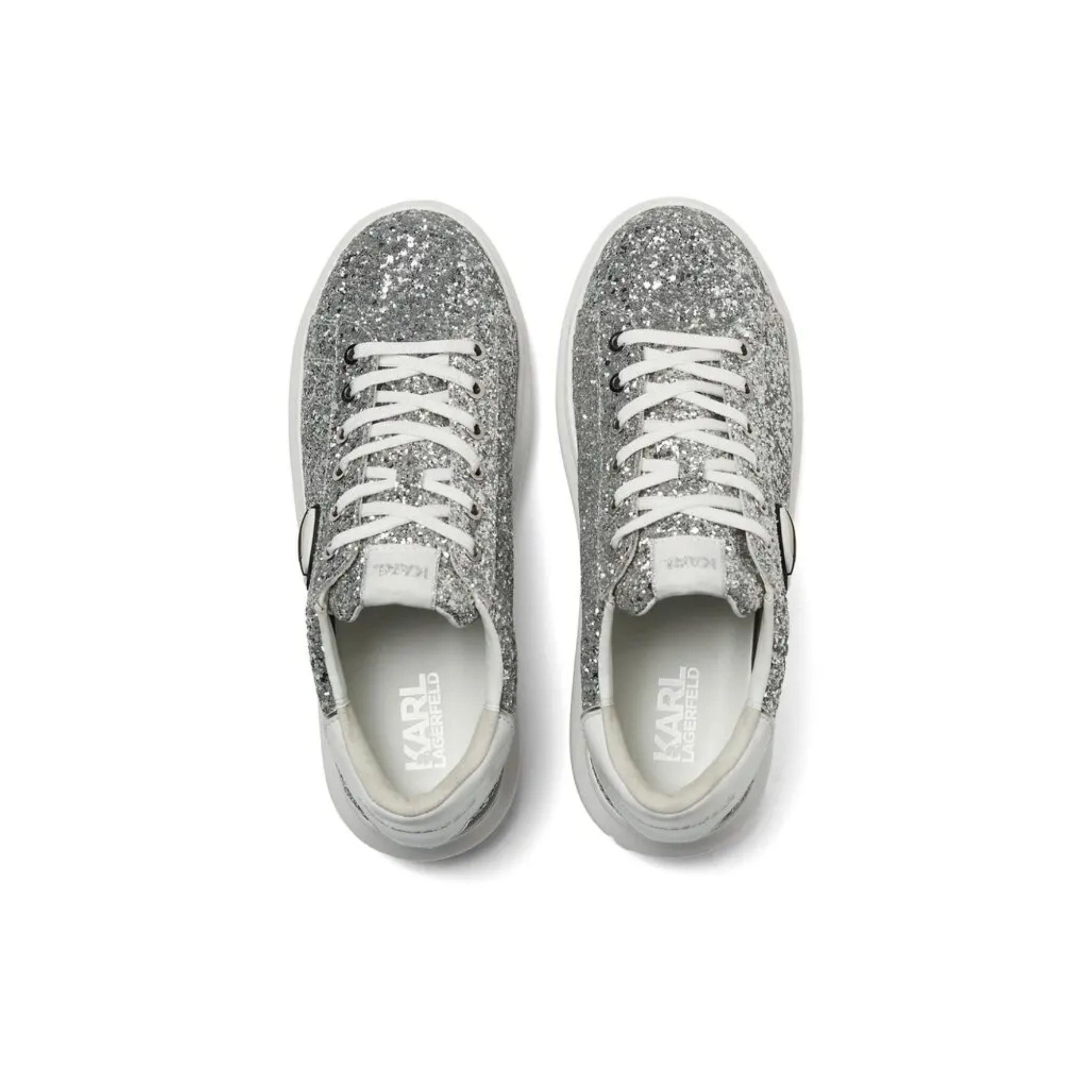 Karl Lagerfeld Sneaker Kapri Karl Glitter Silver
