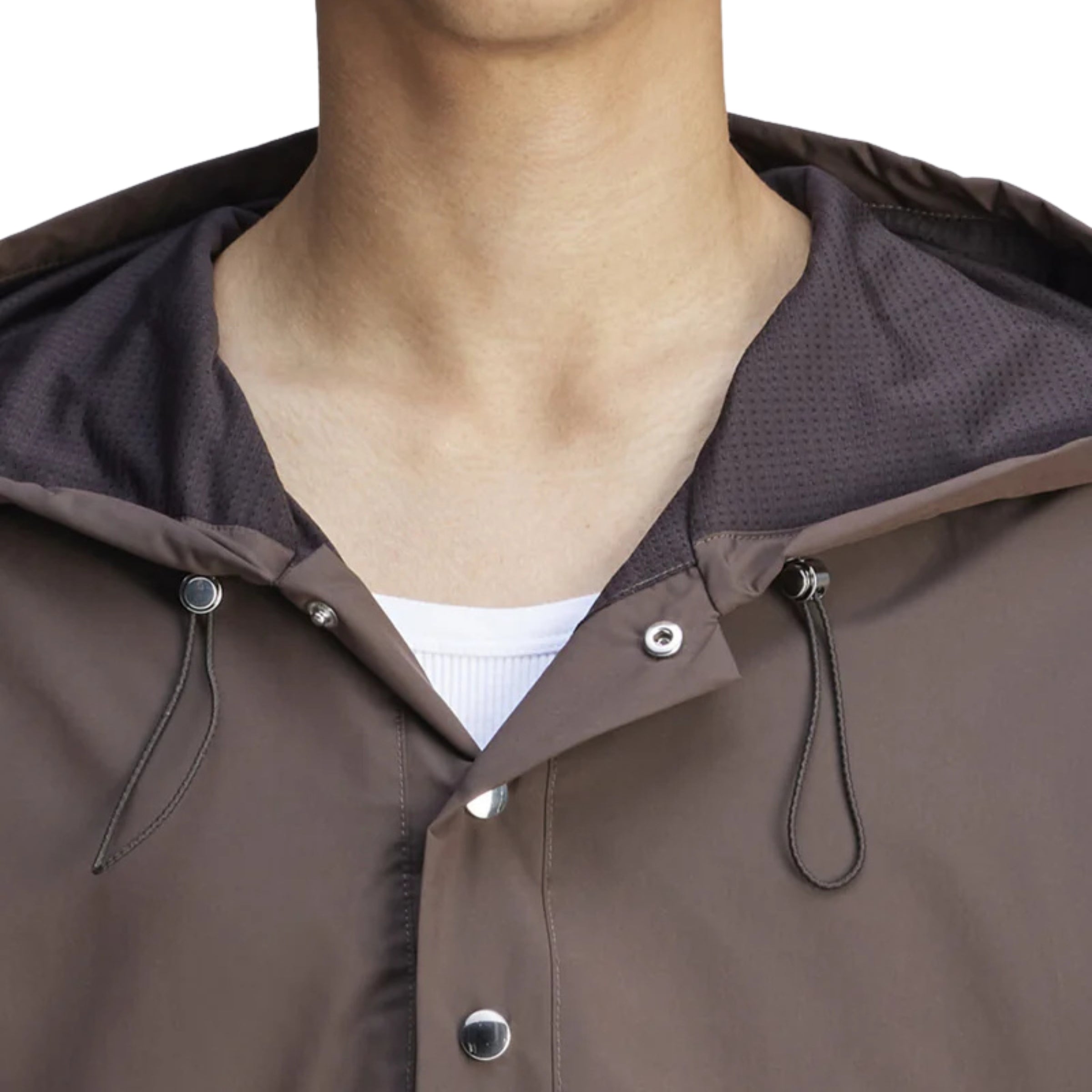 Adidas Jacket Nylon Anorak Brown
