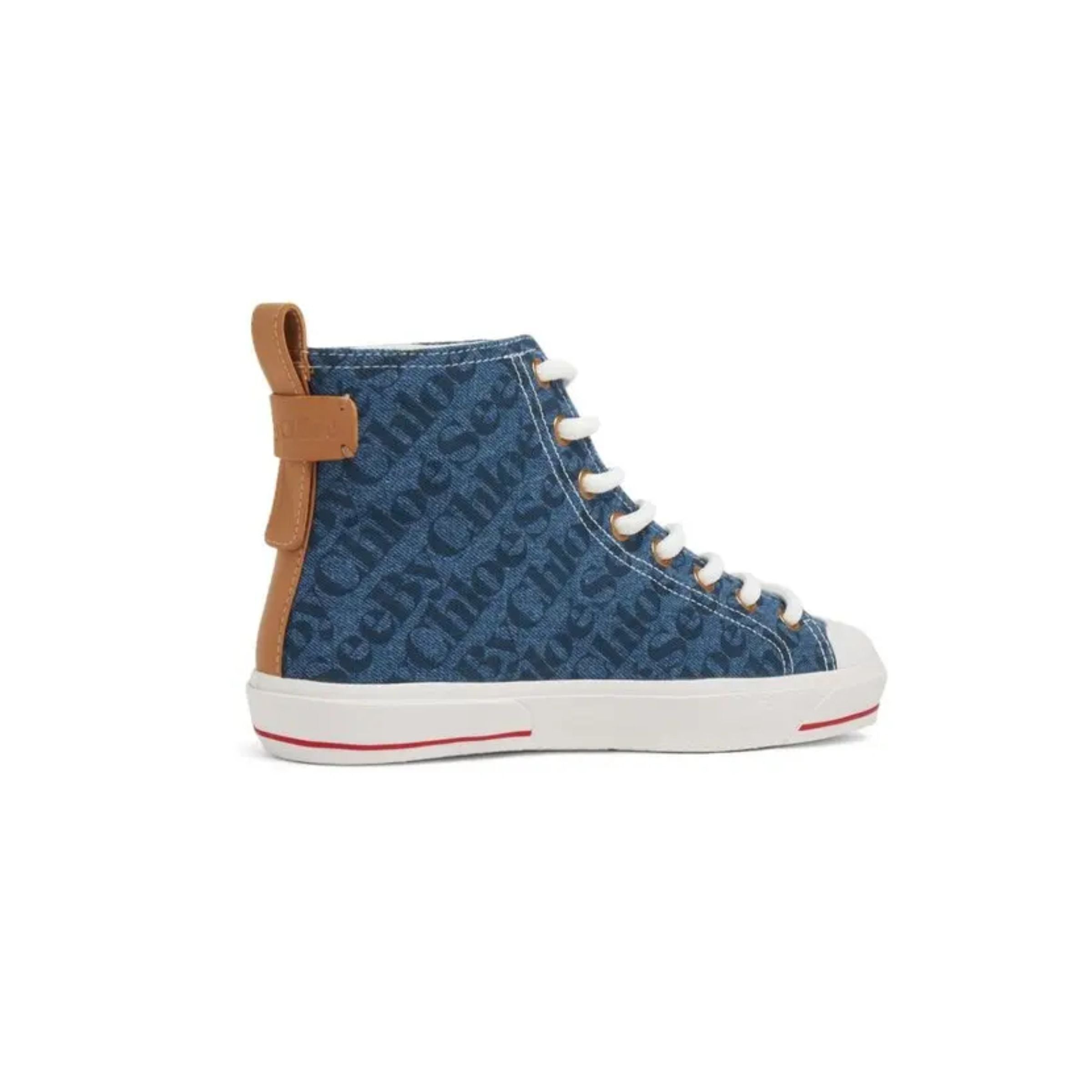 Seee By Chloe Sneaker Fabric Logo Blue