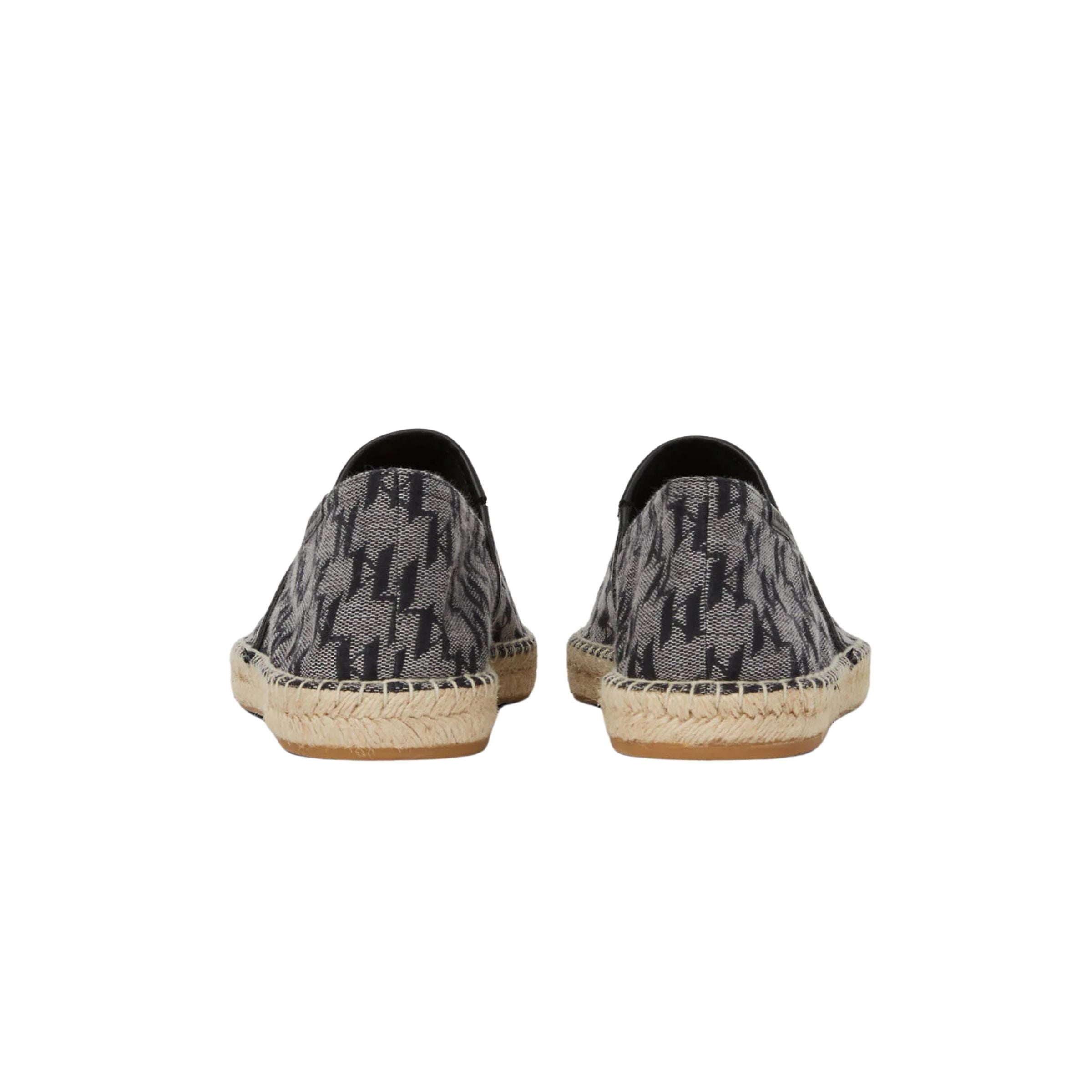 Karl Lagerfeld Sneaker Espadrille Allover Black-Grey