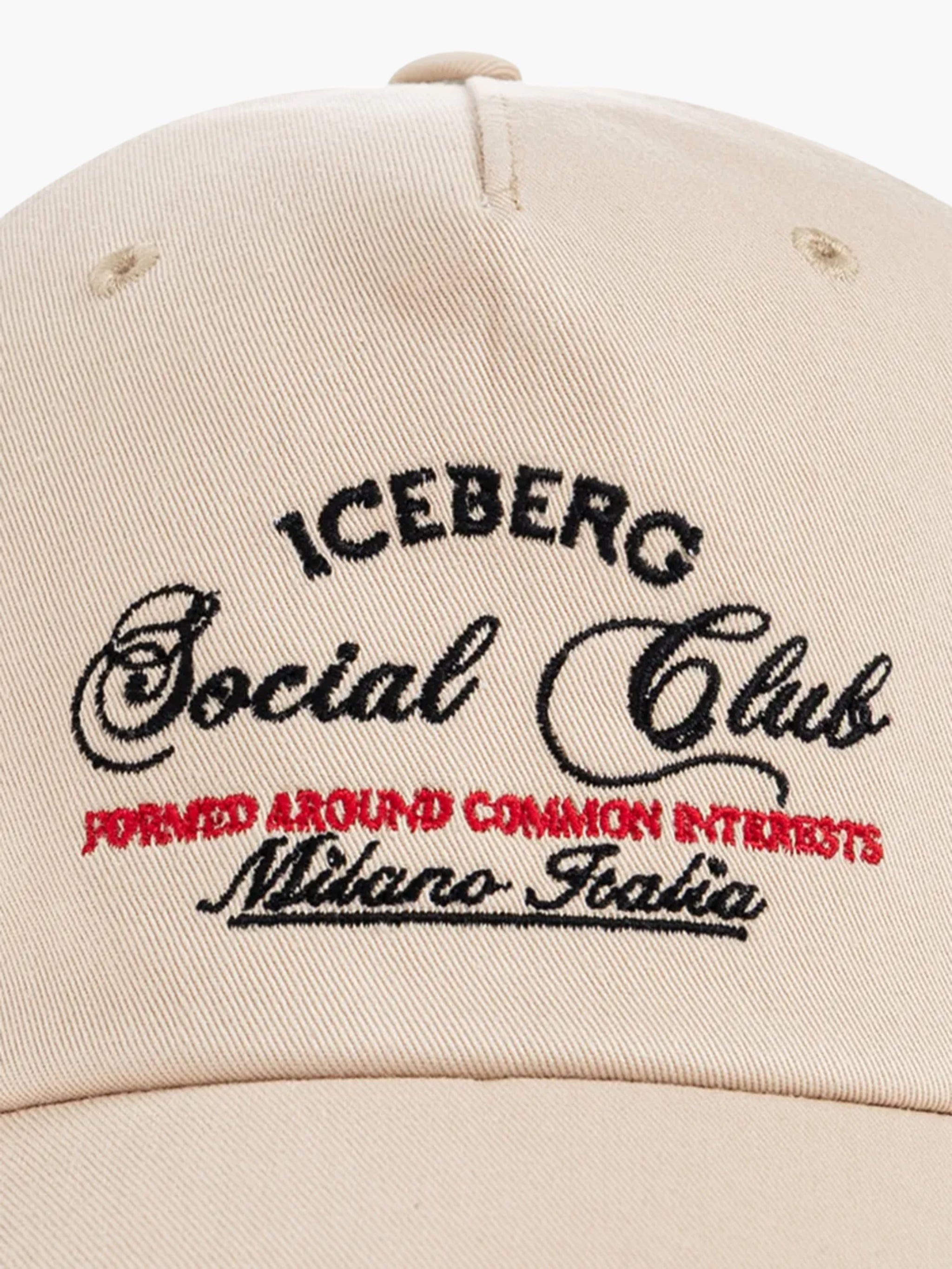 Iceberg Cap Ib Embroided Black