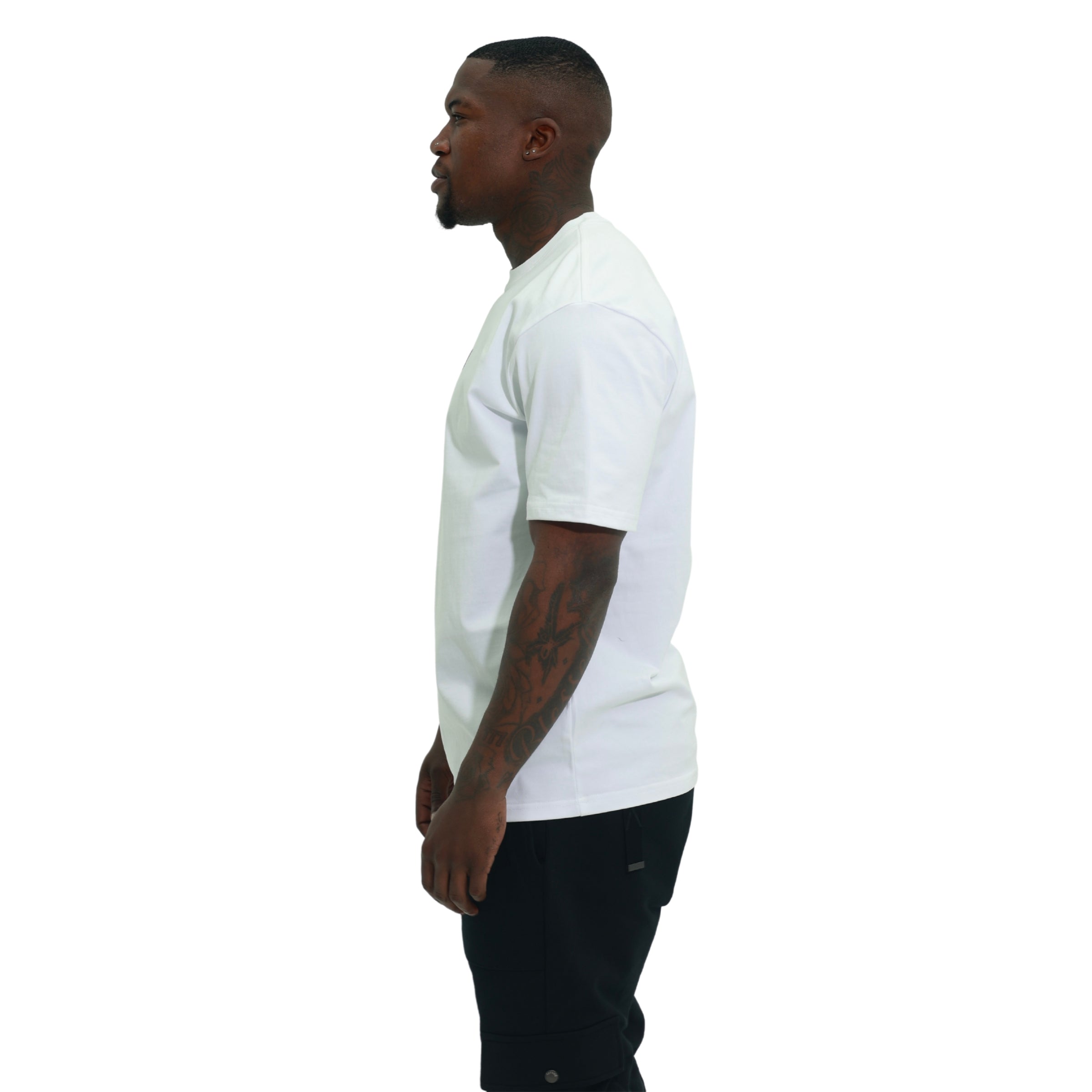 Capone T-Shirt Back Paint Graphic White