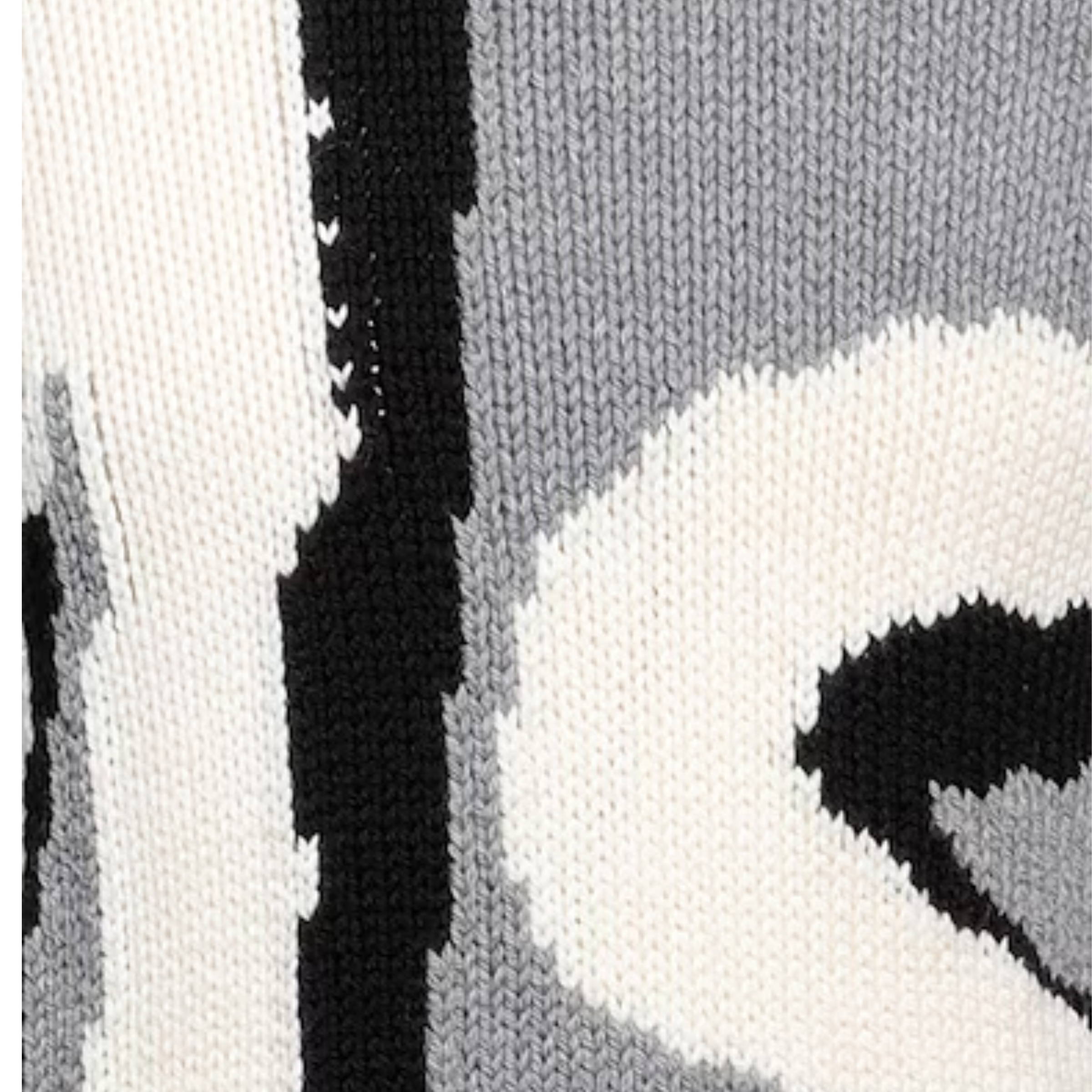 Msgm Sweater Slim Logo Grey