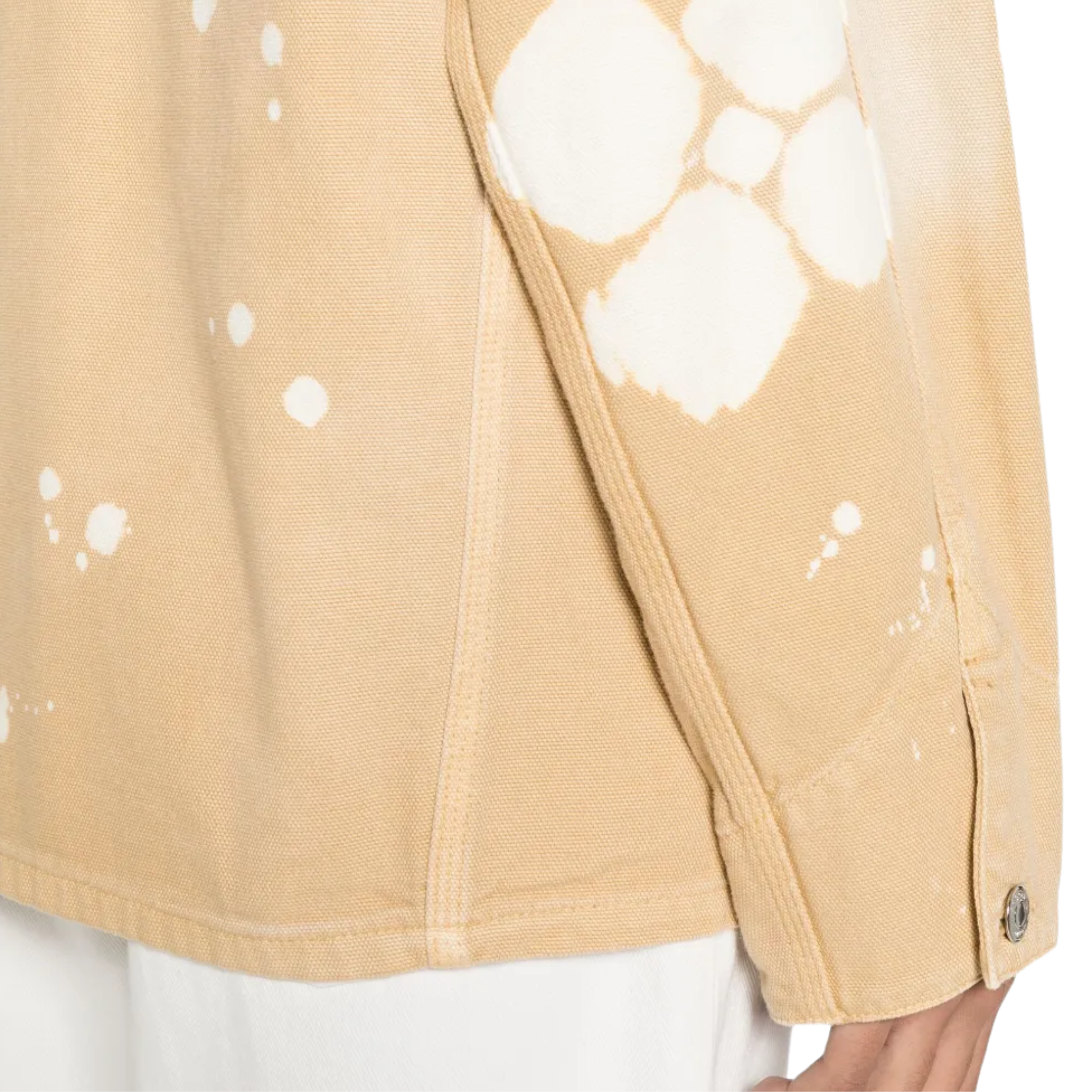 Msgm Shirt Ladies Floral Tye Dye Sand