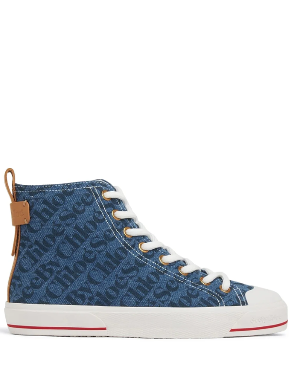 Seee By Chloe Sneaker Fabric Logo Blue